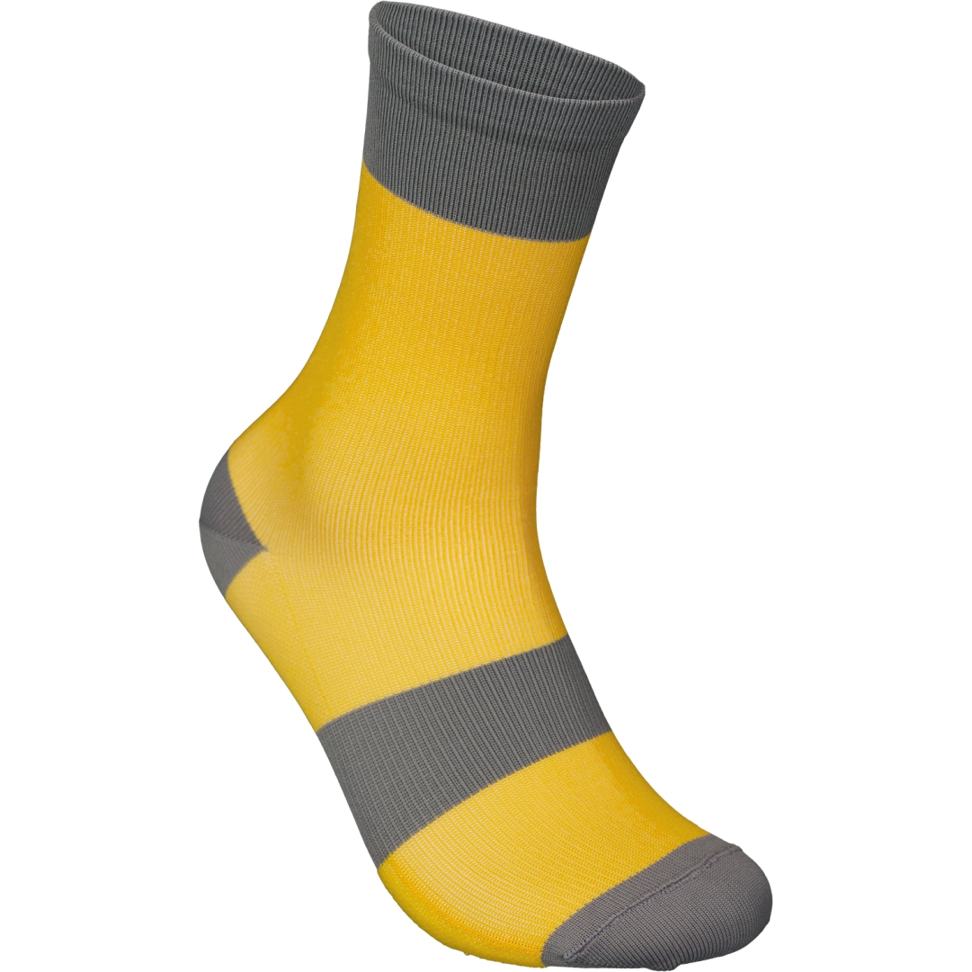 Produktbild von POC Essential MTB Socken Jugendliche - 8532 Aventurine Yellow/Sylvanite Grey