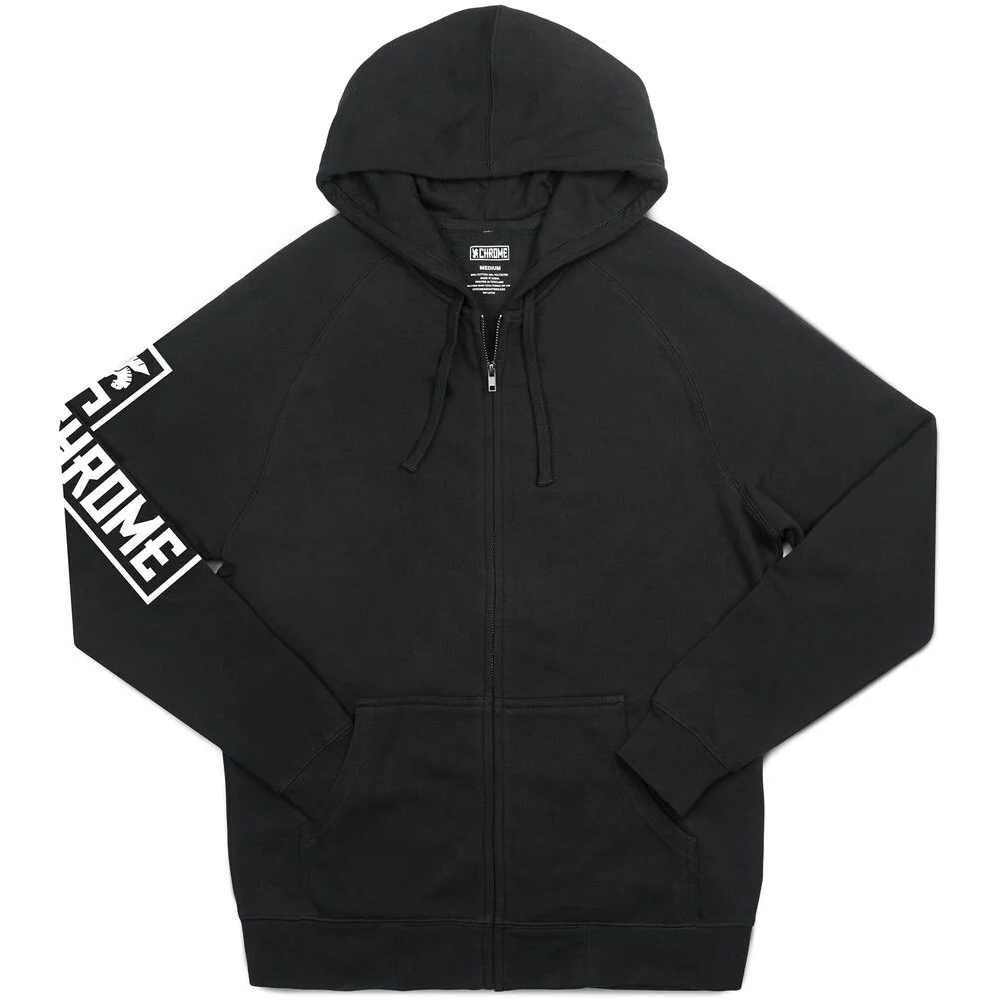 Picture of CHROME Flying Lion Zip Hoodie - black