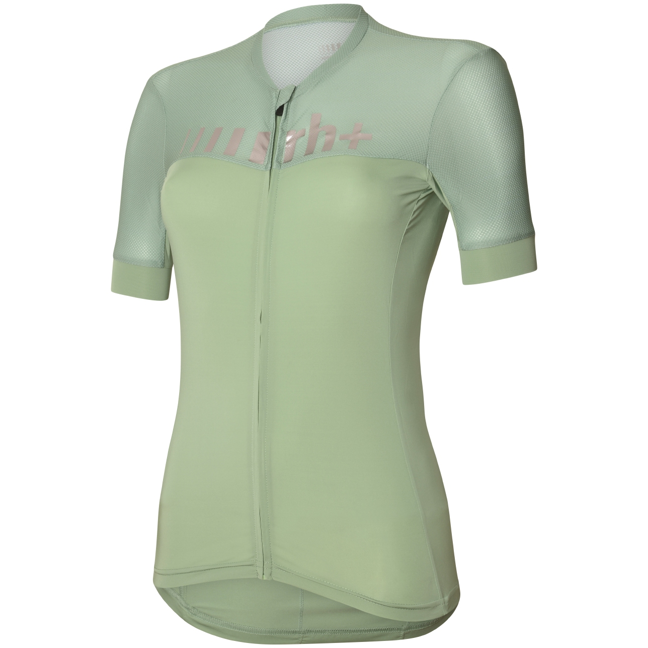 Productfoto van rh+ Logo Shirt Dames - Eucalyptus/Pink Metallic