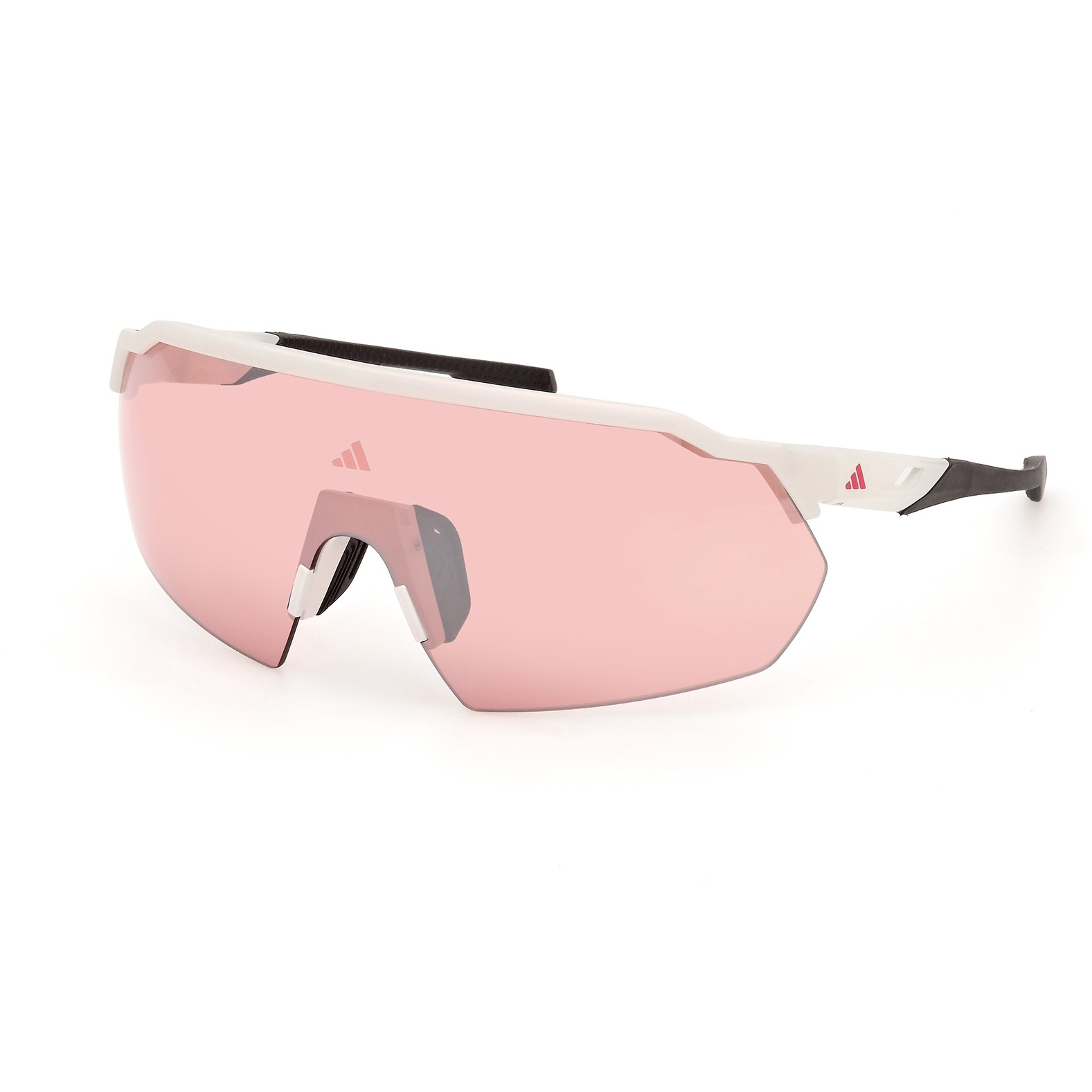 adidas SP0093 Sport Sunglasses White Mirror Bordeaux BIKE24