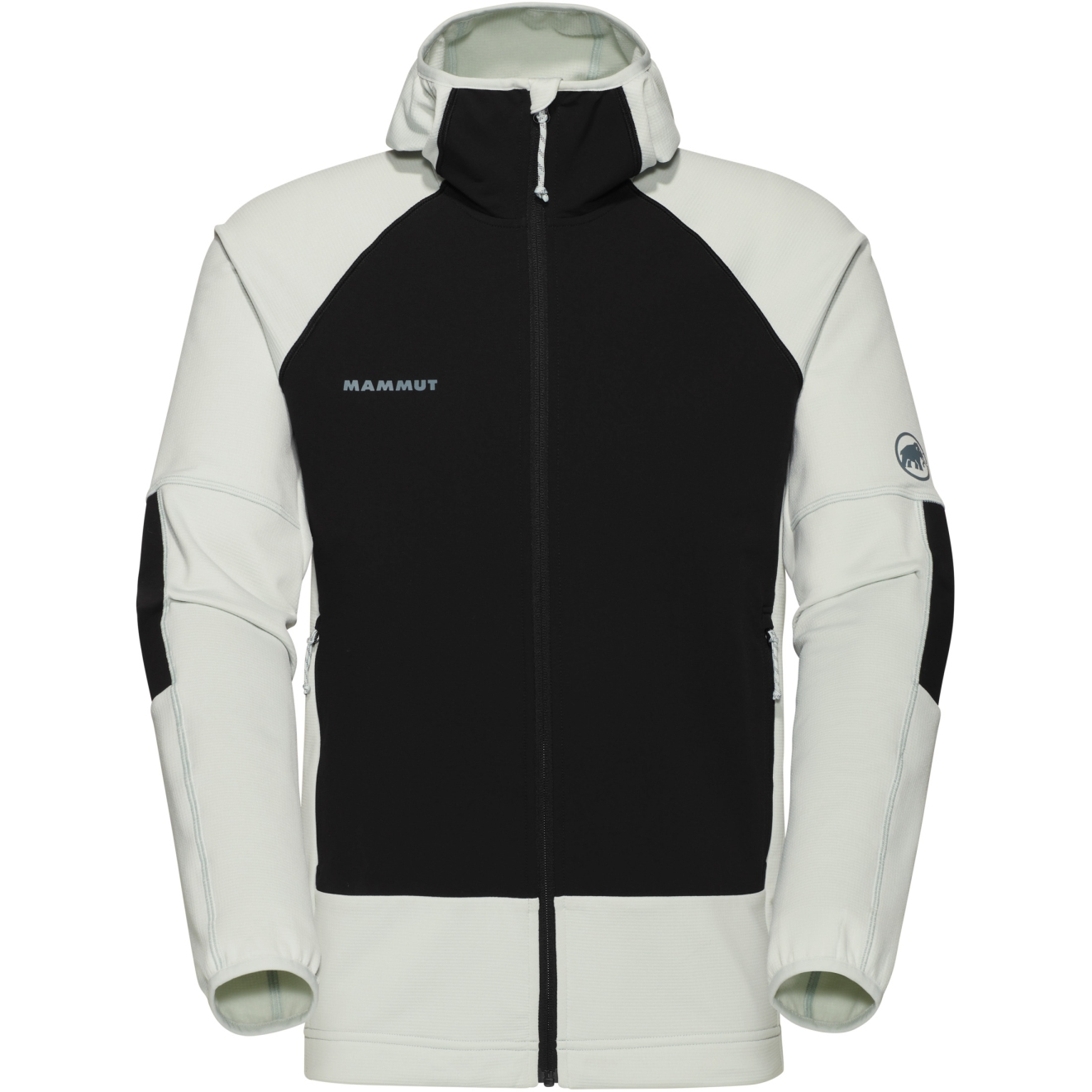 Mammut Massone Midlayer Hooded Jacket Men - silver sage