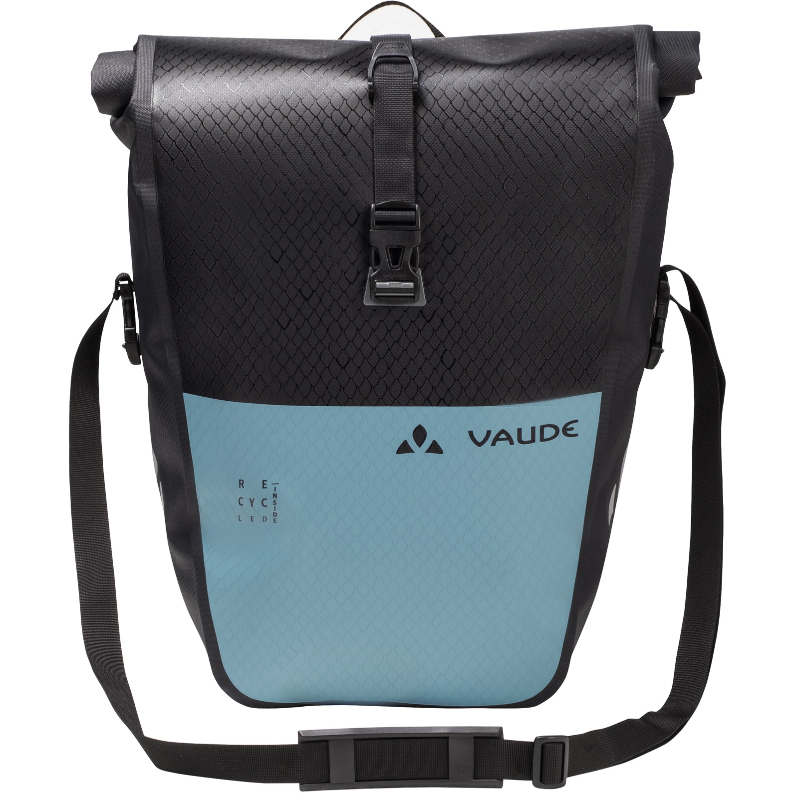 Image of Vaude Aqua Back Color Single Bike Pannier (rec) 24L - nordic blue