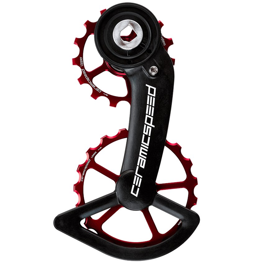 Picture of CeramicSpeed OSPW Derailleur Pulley System - for SRAM Red/Force AXS | 15/19 Teeth | Coated Bearings - Alternative Red
