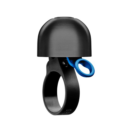 Productfoto van Spurcycle Compact Fietsbel - 22.2mm - zwart/blauw