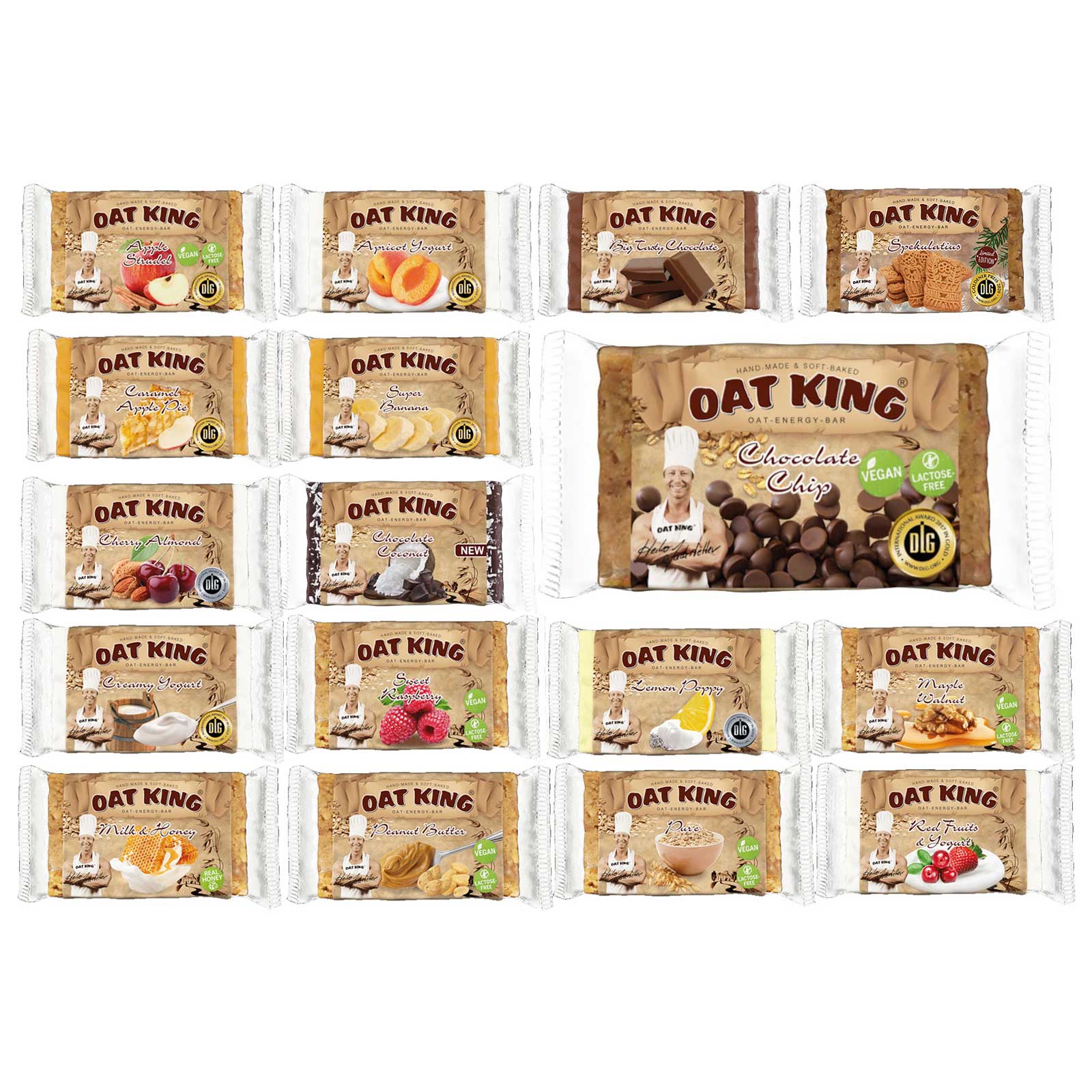 Productfoto van Oat King Bar with Carbohydrates - 95g