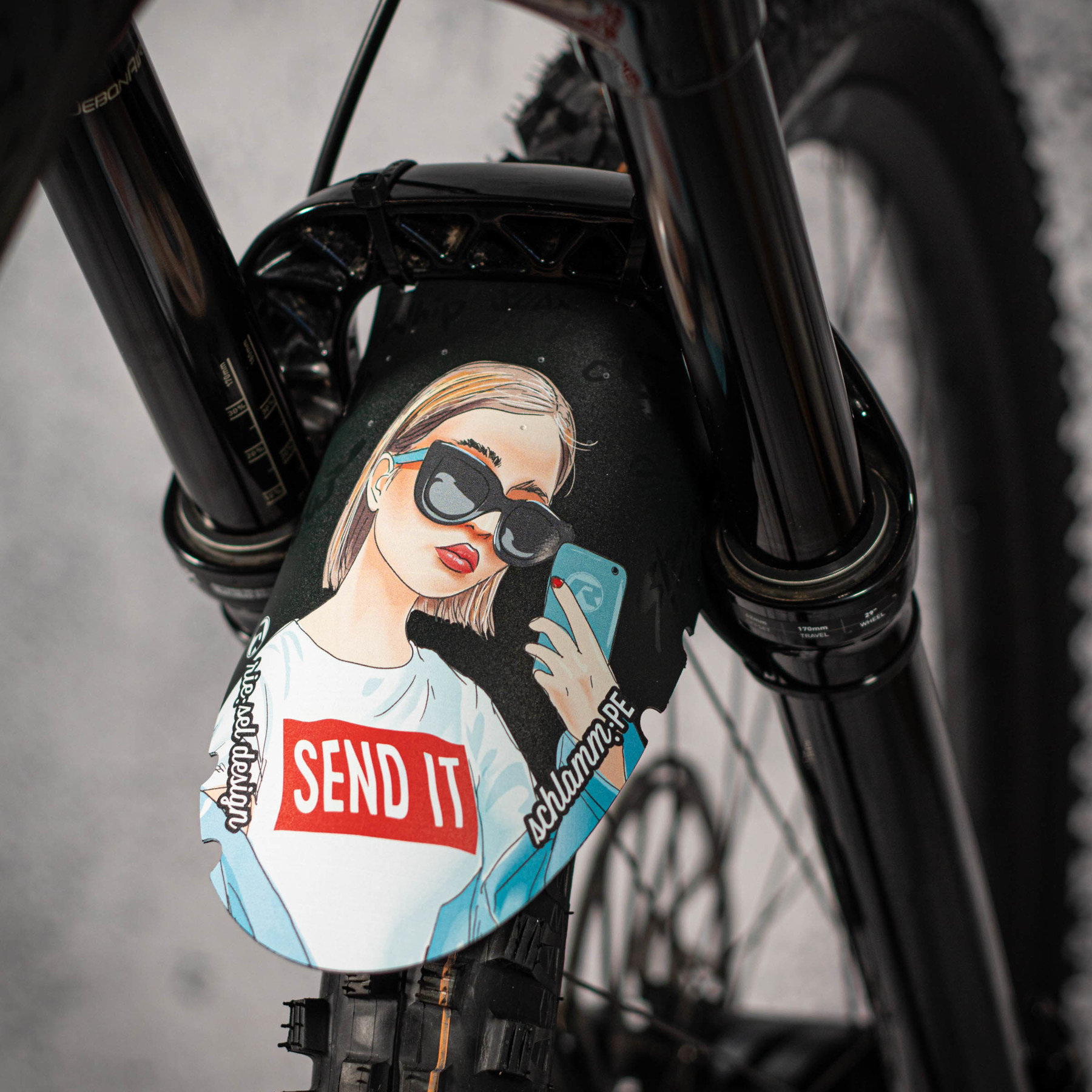 Mudguard girl sale