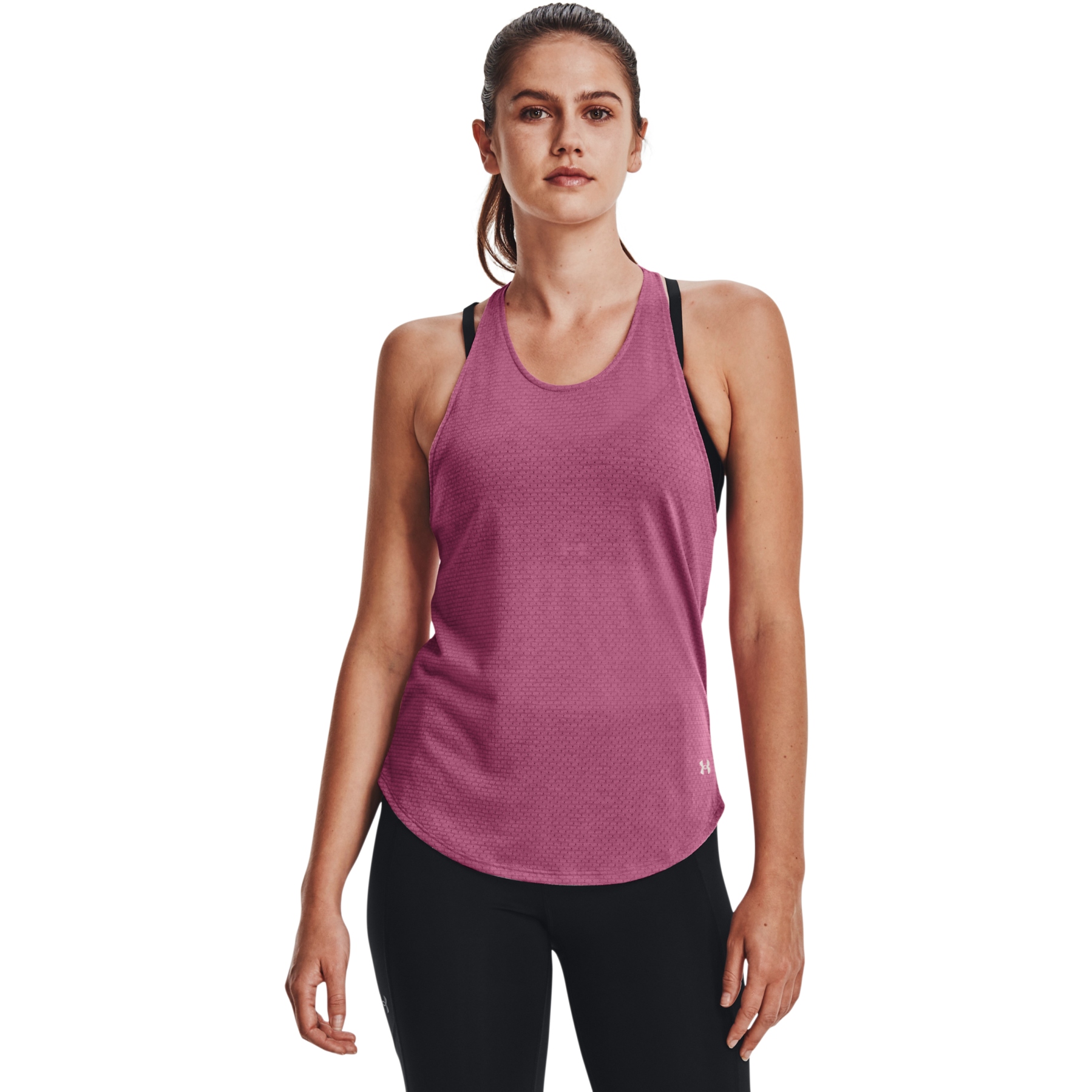 Picture of Under Armour UA Streaker Run Tank Women - Pace Pink/Pace Pink/Reflective