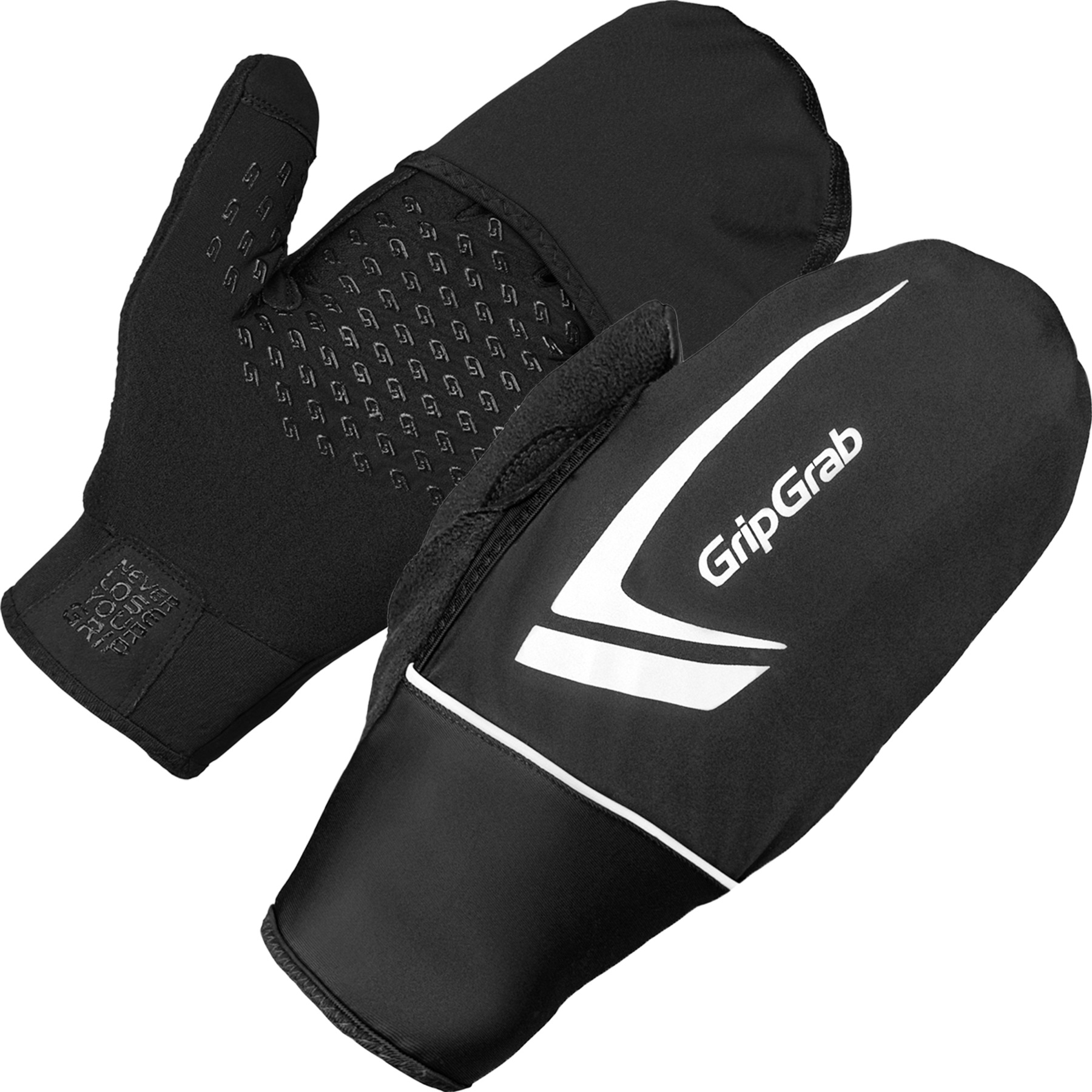 Productfoto van GripGrab Running Thermo Winddichte Touchscreen Handschoenen - Black