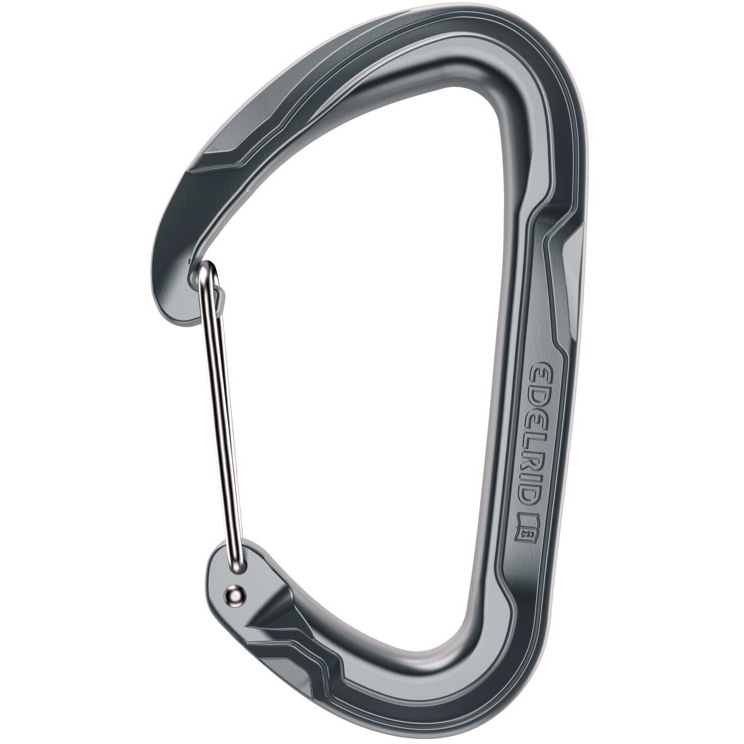 Picture of Edelrid Pure Wire III Carabiner - slate
