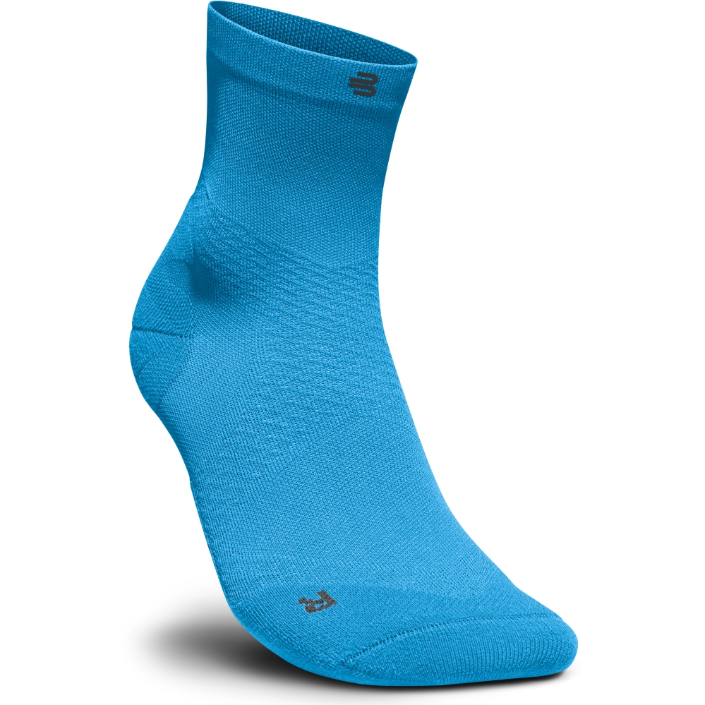 Produktbild von Bauerfeind Run Ultralight Mid Cut Socken Damen - lagoon blue