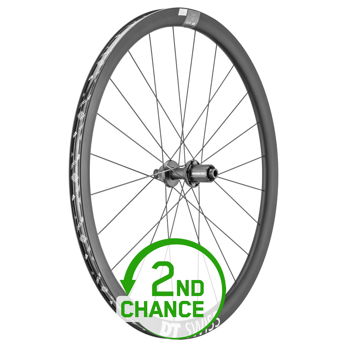 DT Swiss ERC 1400 DICUT 35 Rear Wheel - 28