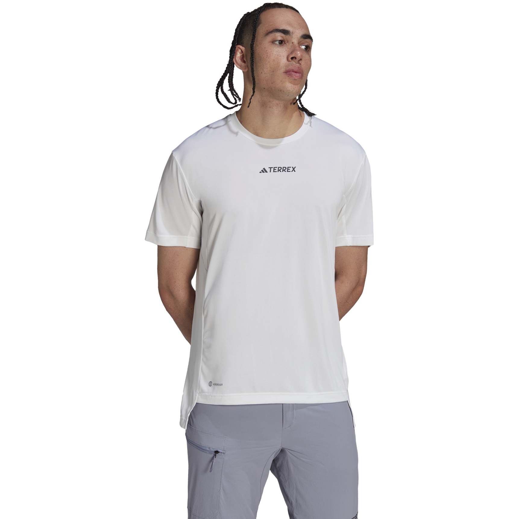 Productfoto van adidas TERREX Multisport T-Shirt Heren - white HM4047