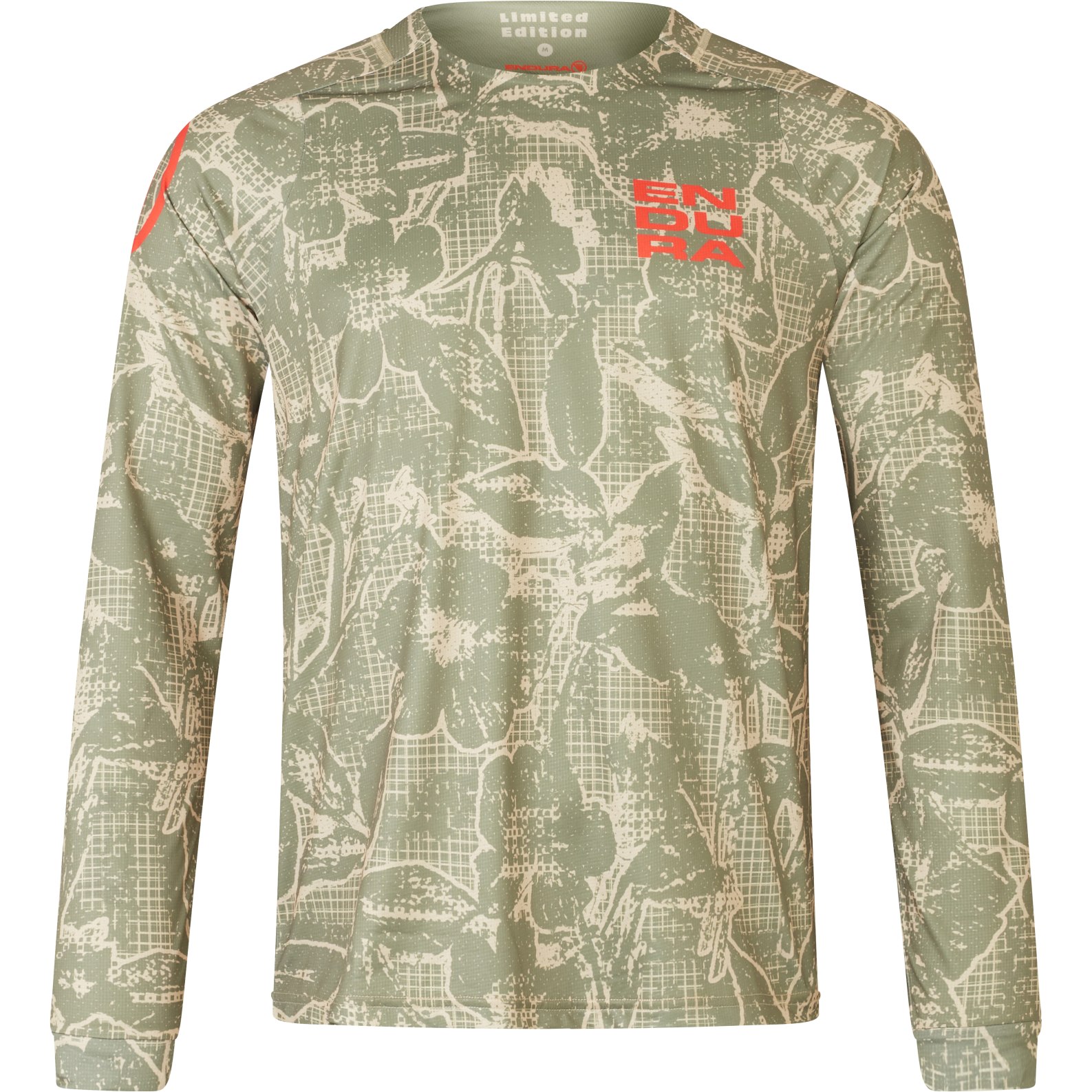 Produktbild von Endura Grid Floral Ltd Printed Langarmshirt Herren - tweed green