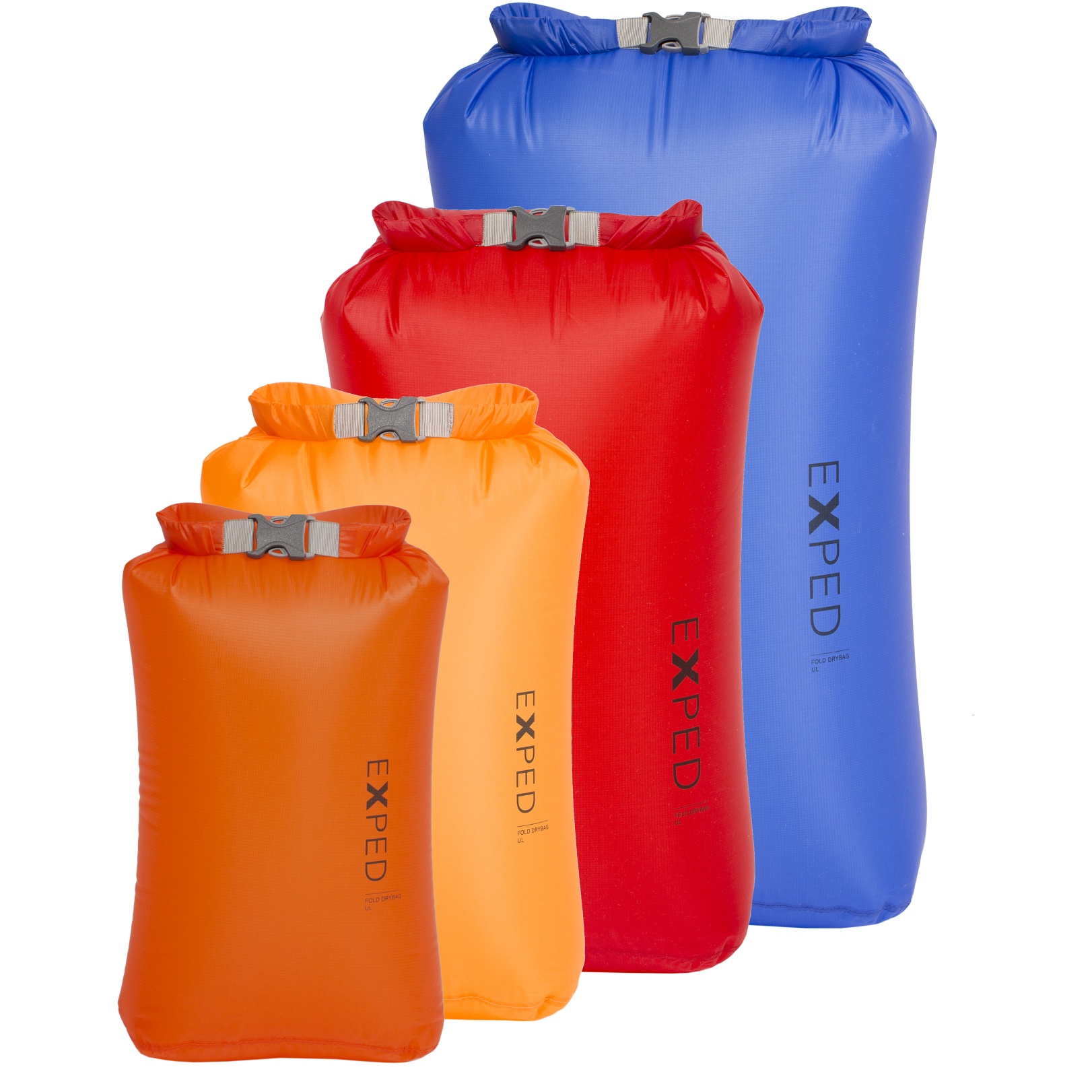 Picture of Exped Fold Drybag UL (4-Pack) - XS-L - assorted