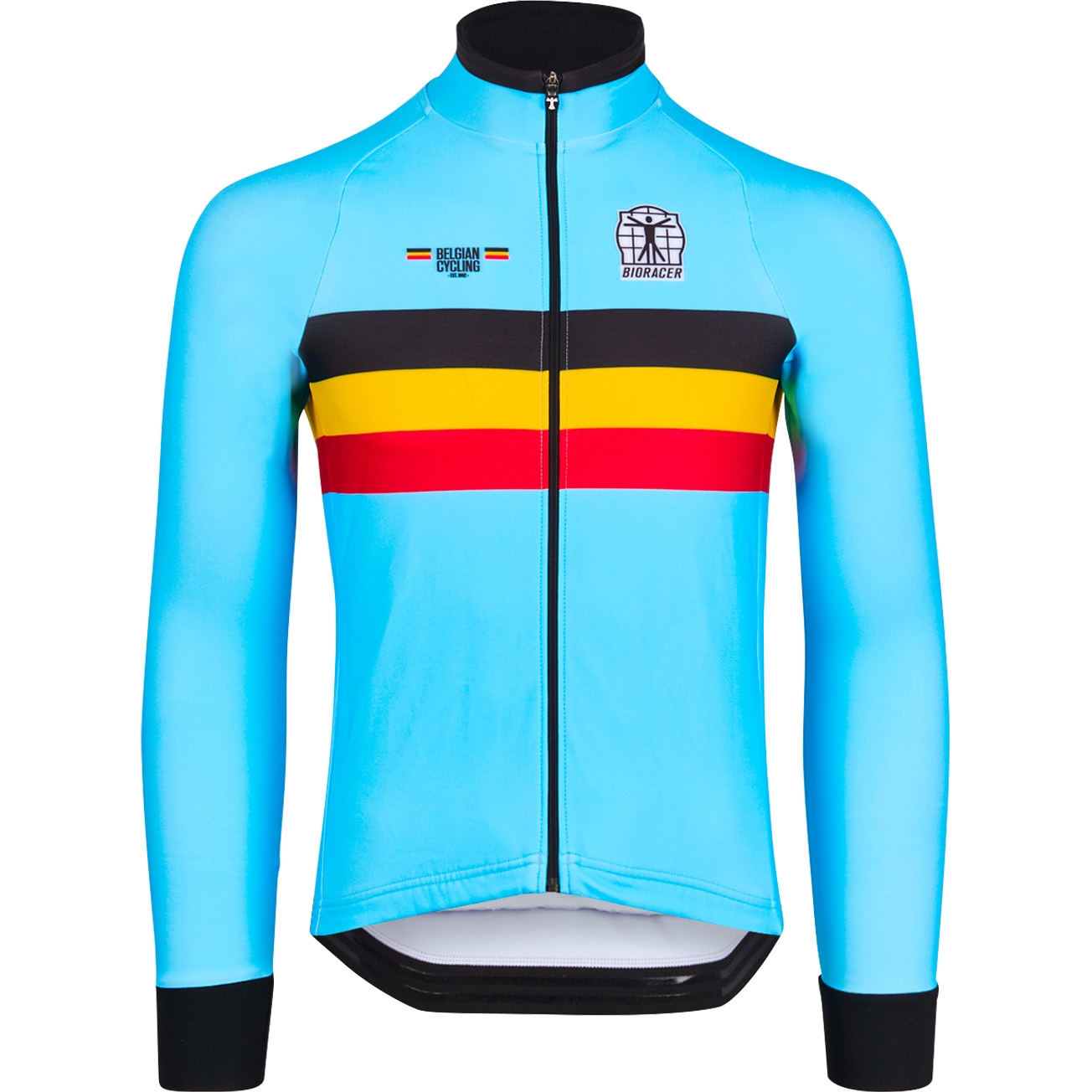 Productfoto van Bioracer Fietsshirt met Lange Mouwen - Belgian Cycling Icon Tempest