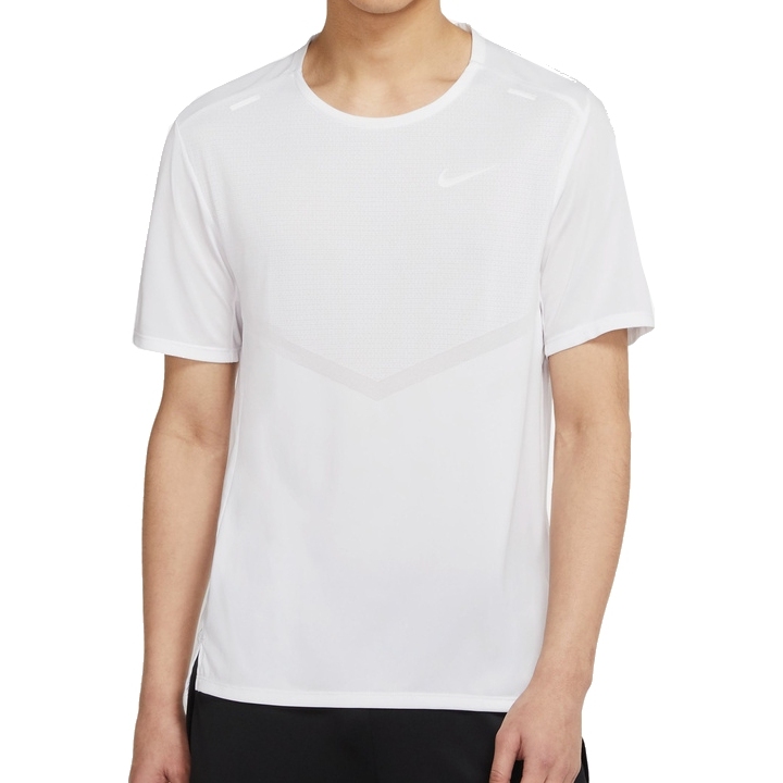 Nike Dri-FIT Rise 365 Short-Sleeve Running Shirt Men - white/reflective ...