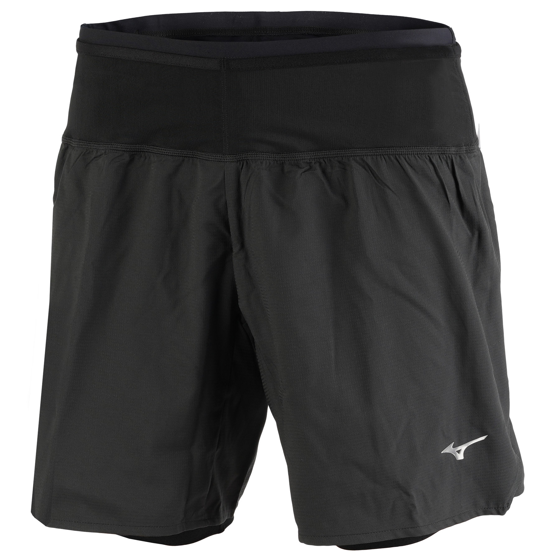 Мужские шорты Mizuno Trail ER 2-В-1 - черный