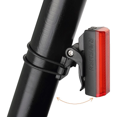 Ravemen TR20 Luce Posteriore Bici LED USB Ricaricabile 5 Modalit&agrave; - Nero