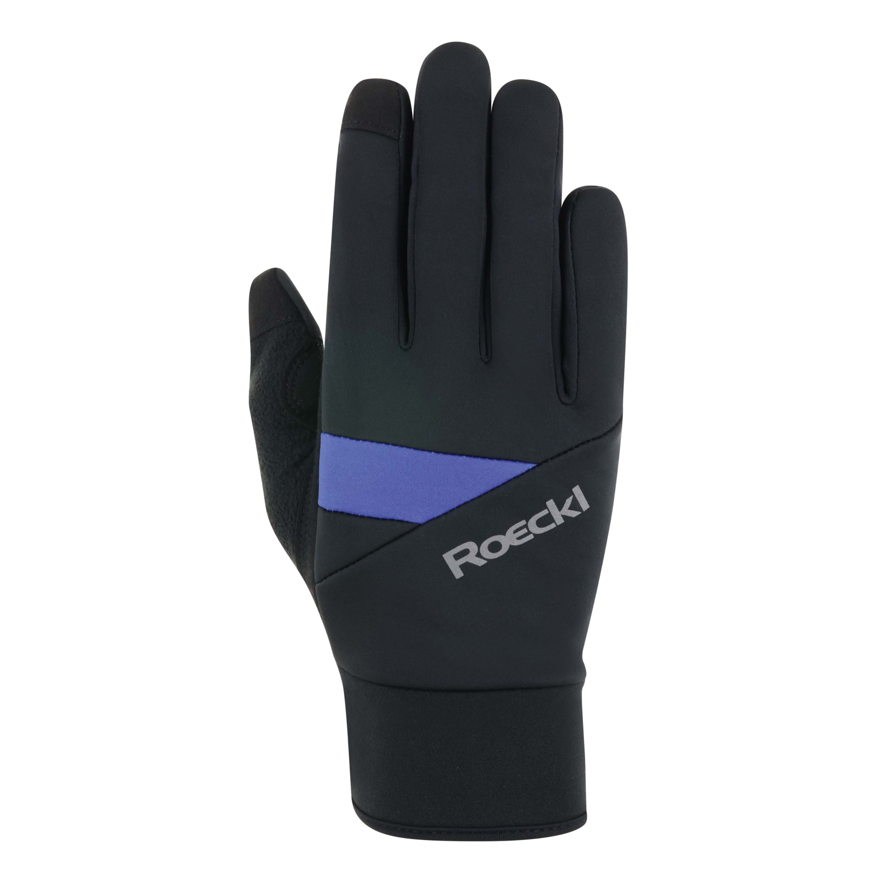Produktbild von Roeckl Sports Reichenthal Fahrradhandschuhe - black/dazzling blue 9511