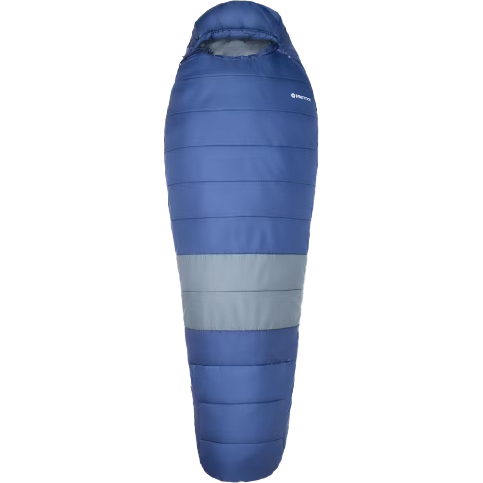 Produktbild von Marmot Trestles Elite Eco 20 Short Kunstfaserschlafsack - Zip left - arctic navy/steel onyx