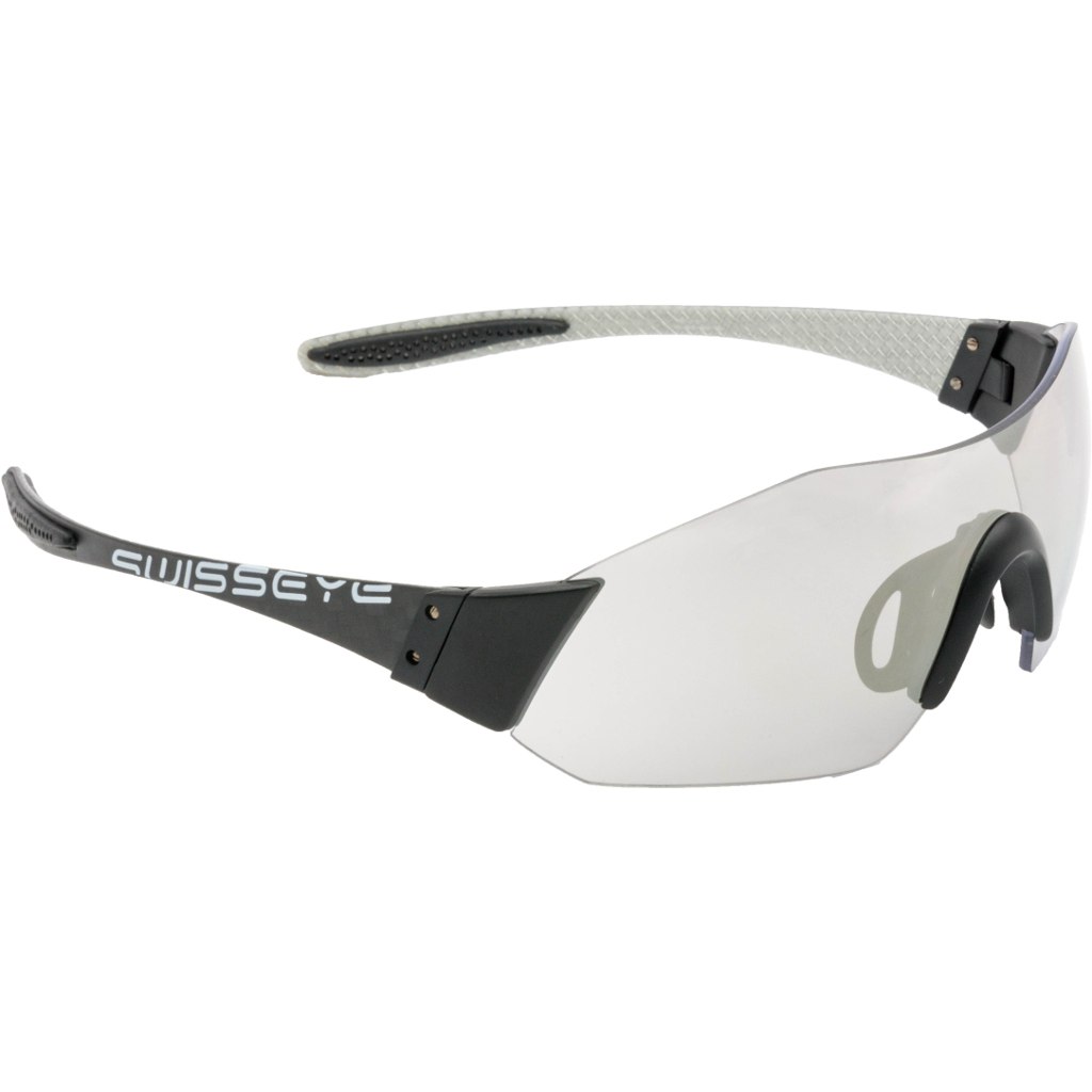 Picture of Swiss Eye C-Shield Glasses 12197 - Black Carbon Matt - Photochromic Clear-Smoke