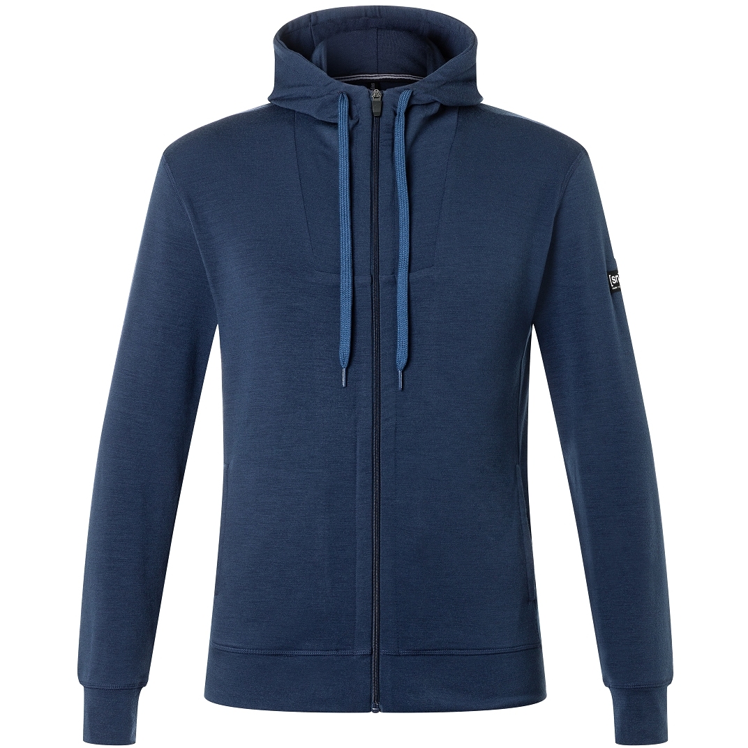 Photo produit de SUPER.NATURAL Veste à Capuche Homme - Everyday - Blue Iris