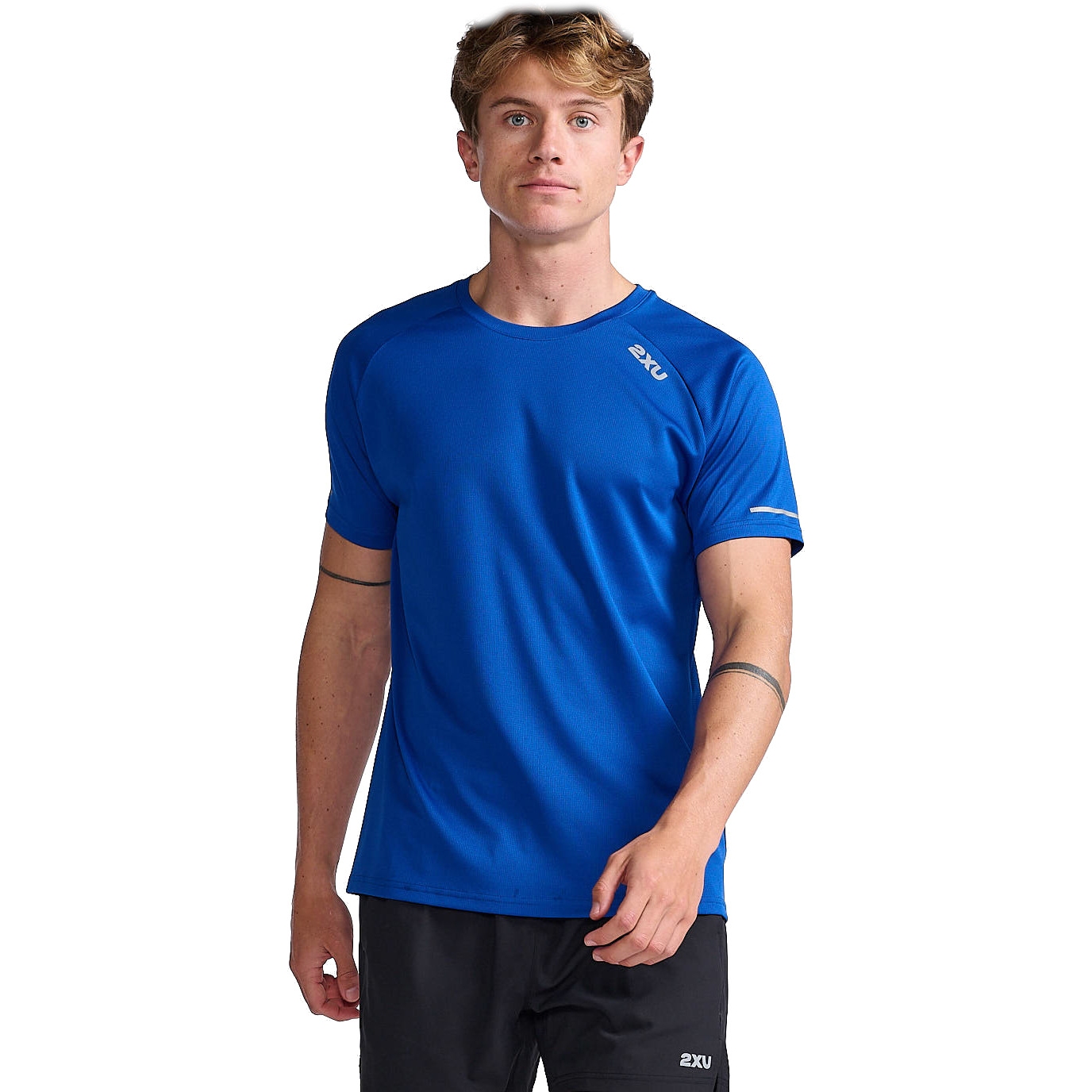 Image de 2XU T-Shirt de course - Aero - surf/silver reflective