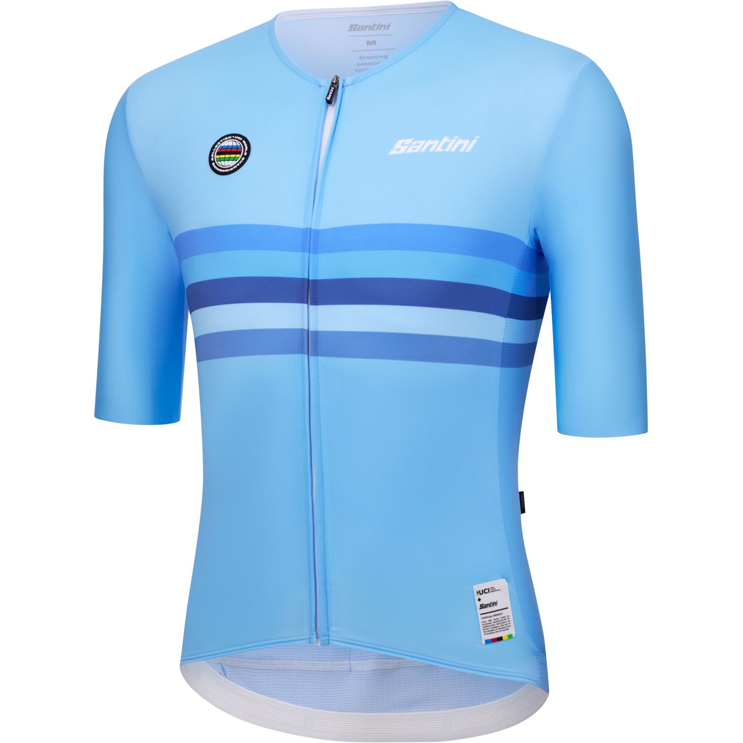 Santini UCI World Champion Jersey Men RE97175CUCIBEL - Belgium