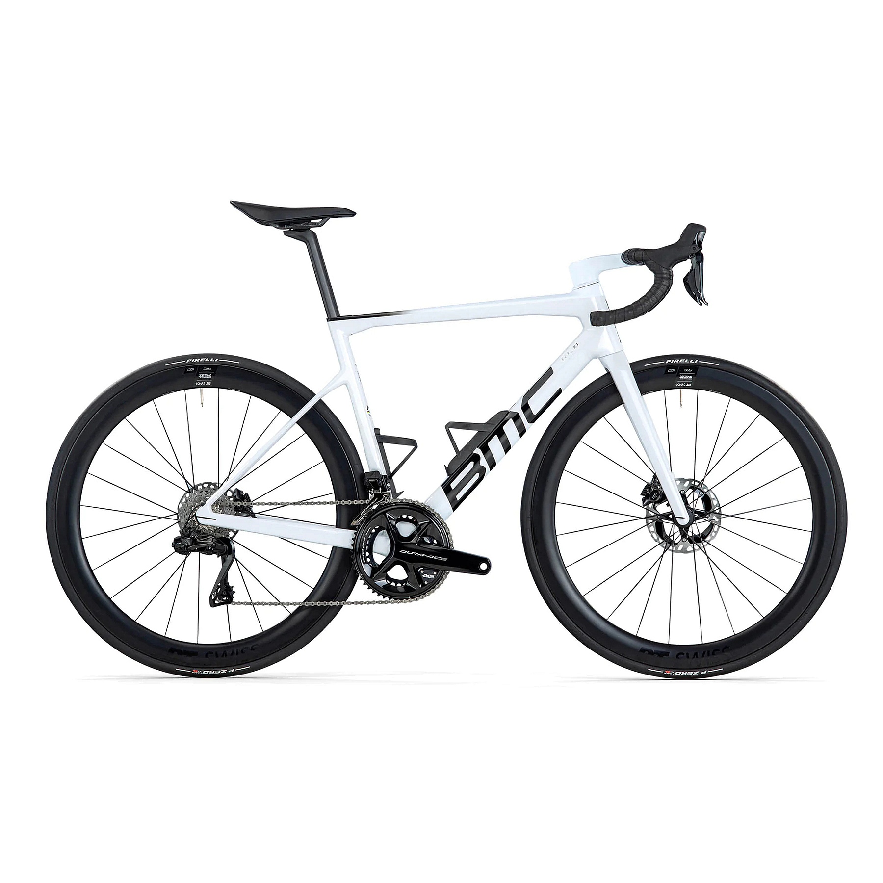 Picture of BMC TEAMMACHINE SLR 01 TWO - Carbon Roadbike - 2024 - off white / black