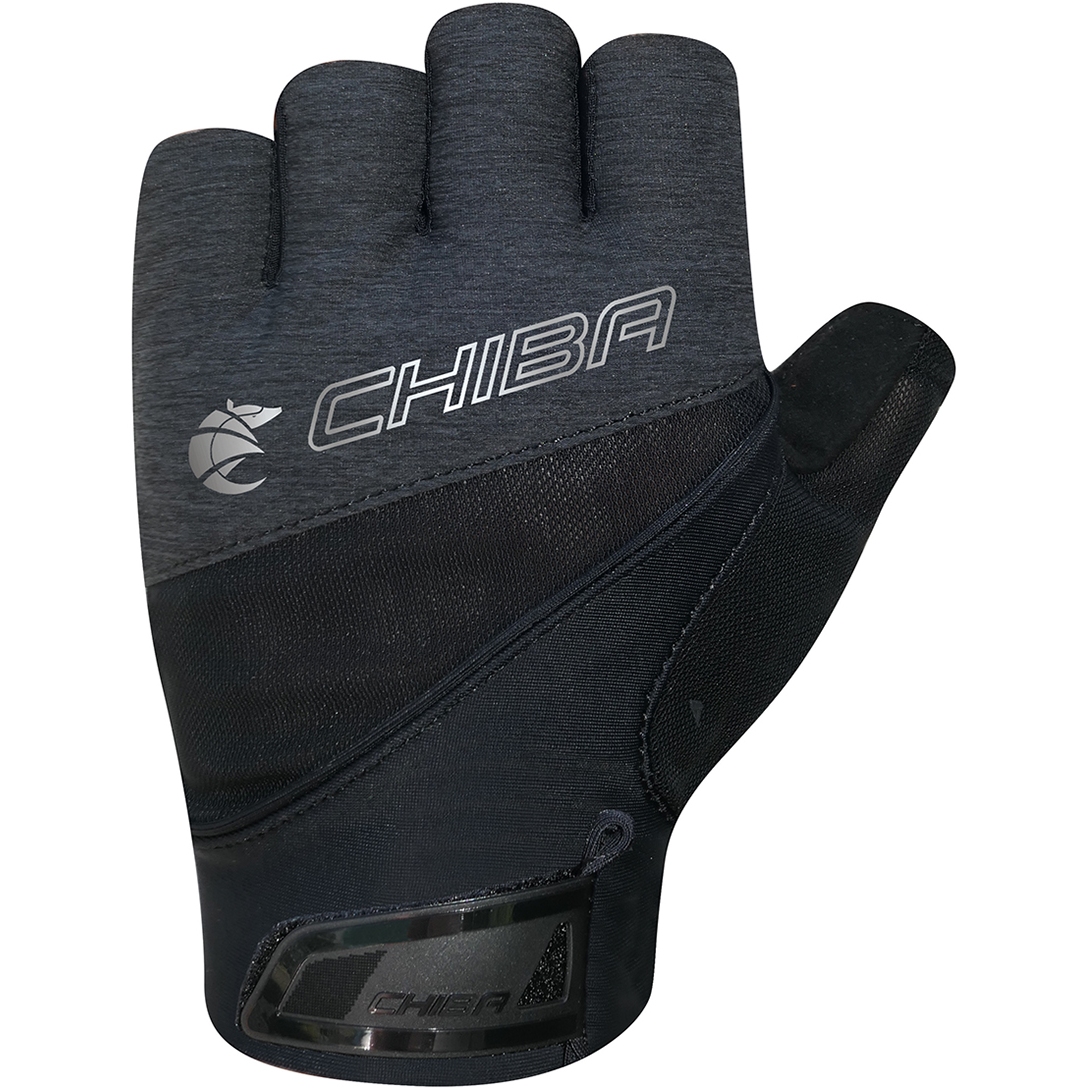 Productfoto van Chiba Gel Premium III Handschoenen met Korte Vingers Dames - zwart/zwart