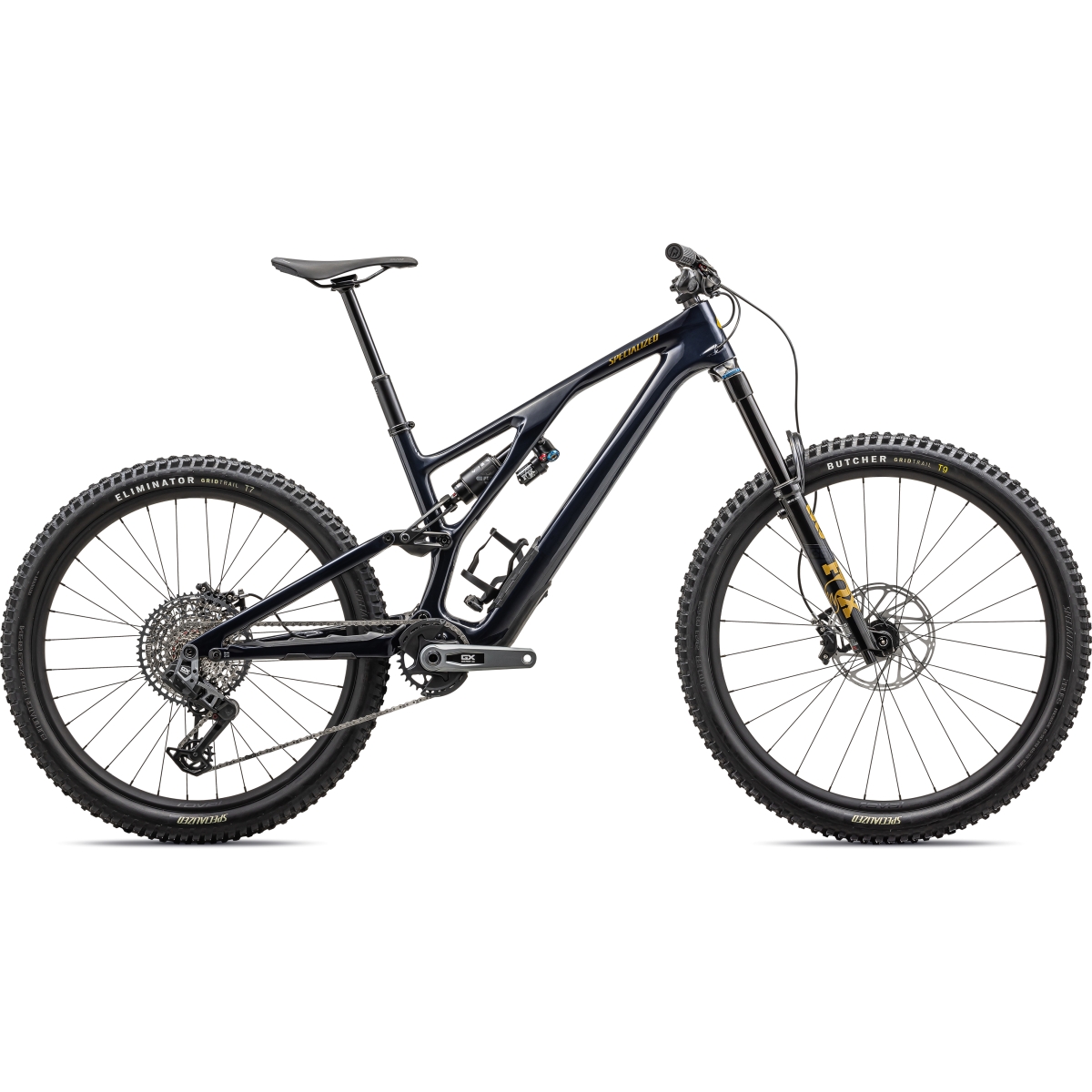 Picture of Specialized STUMPJUMPER EVO EXPERT - Carbon Mountainbike - 2024 - gloss dark navy / harvest gold