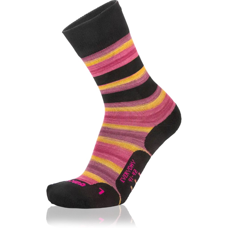 Picture of LOWA Everyday Socks - pink/black