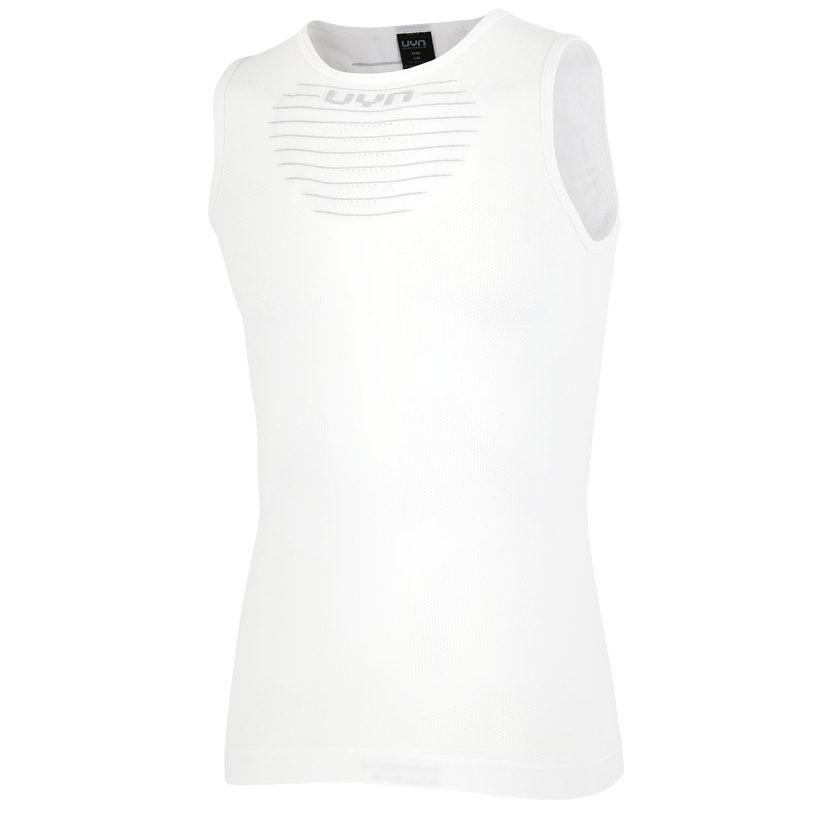 Picture of UYN Cyclist Sleeveless Shirt - White/Pearl Grey