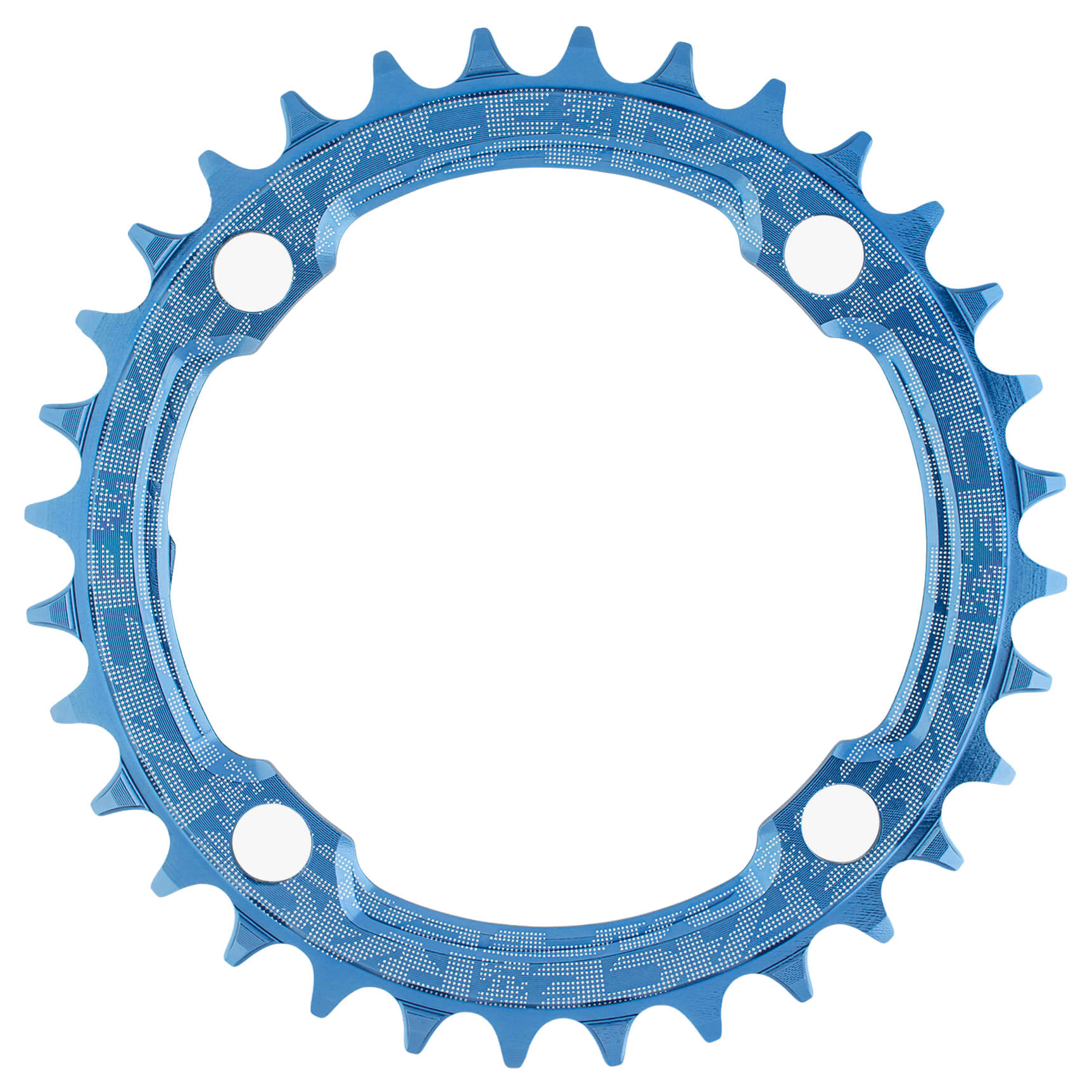Produktbild von Race Face Narrow Wide Kettenblatt - 4 Arm - 104mm - blau