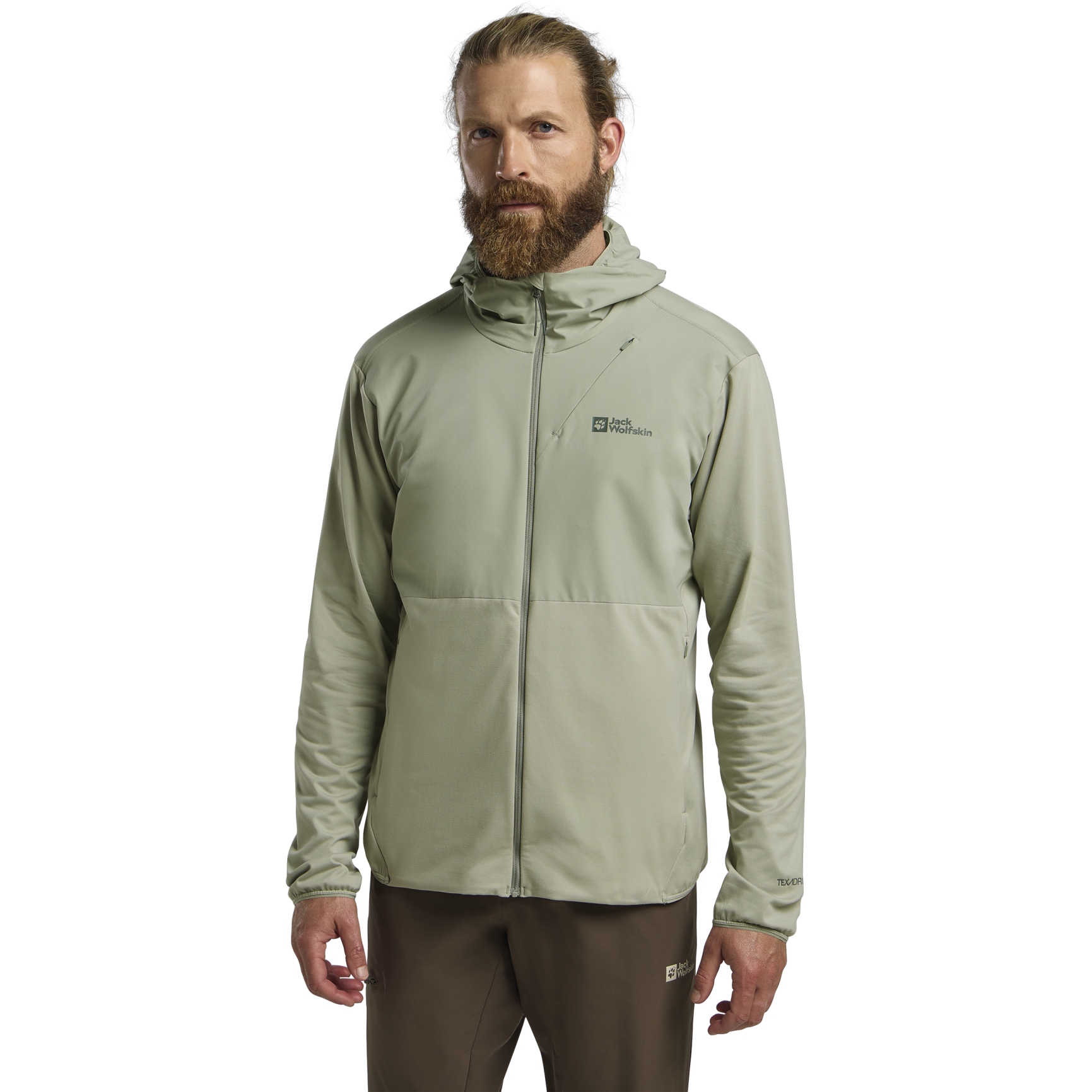 Picture of Jack Wolfskin Prelight Trail Hoody Jacket Men - mint leaf