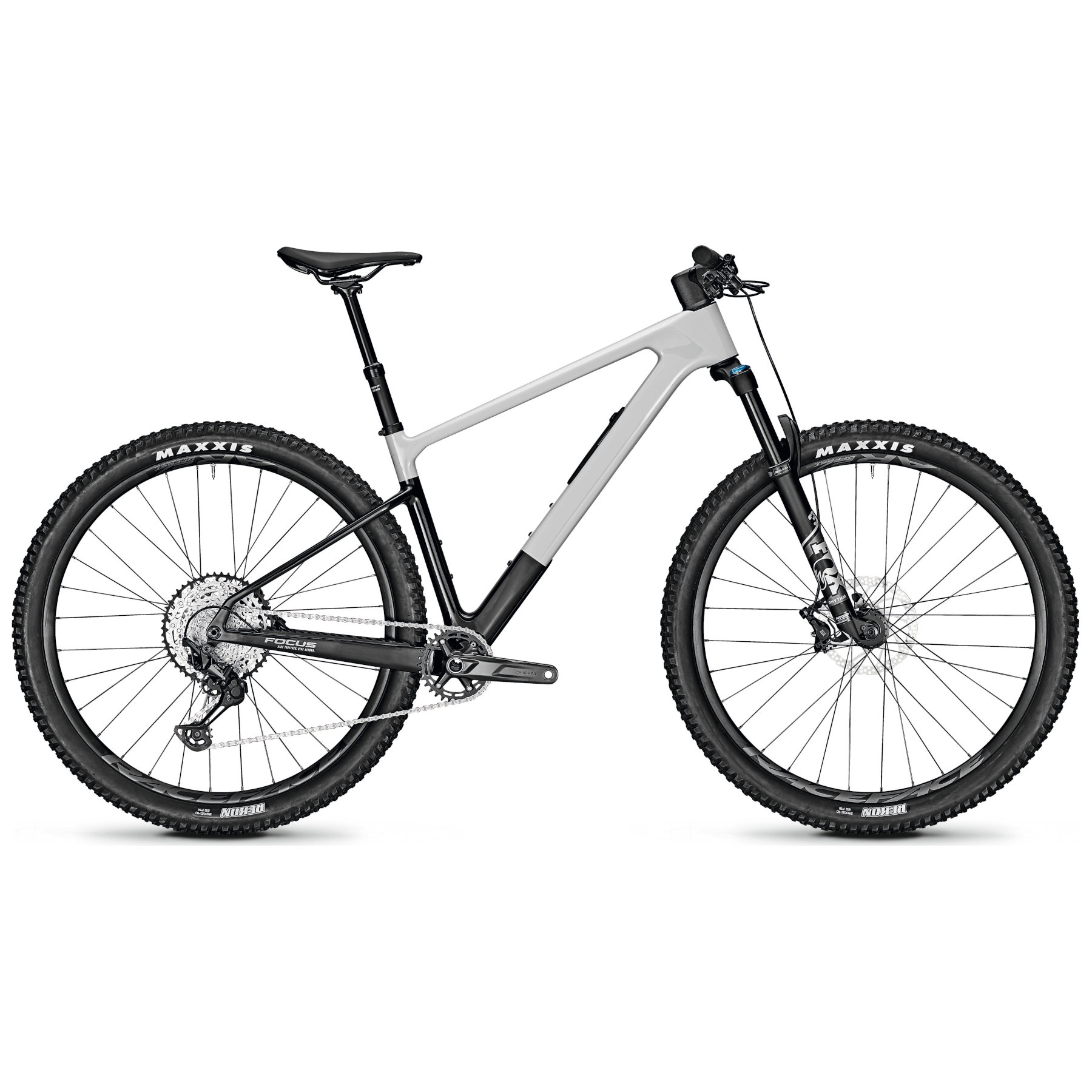 Productfoto van FOCUS RAVEN 8.8 - Carbon Mountainbike - 2023 - Lightgrey / Carbon Raw