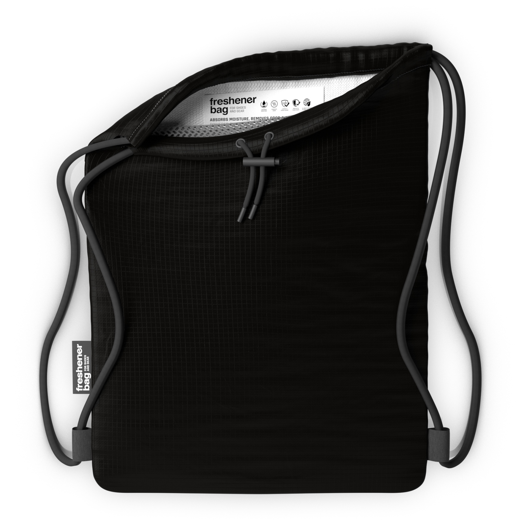 Produktbild von SmellWell Freshener Bag XL - Anti-Odor Turnbeutel - 20L - schwarz