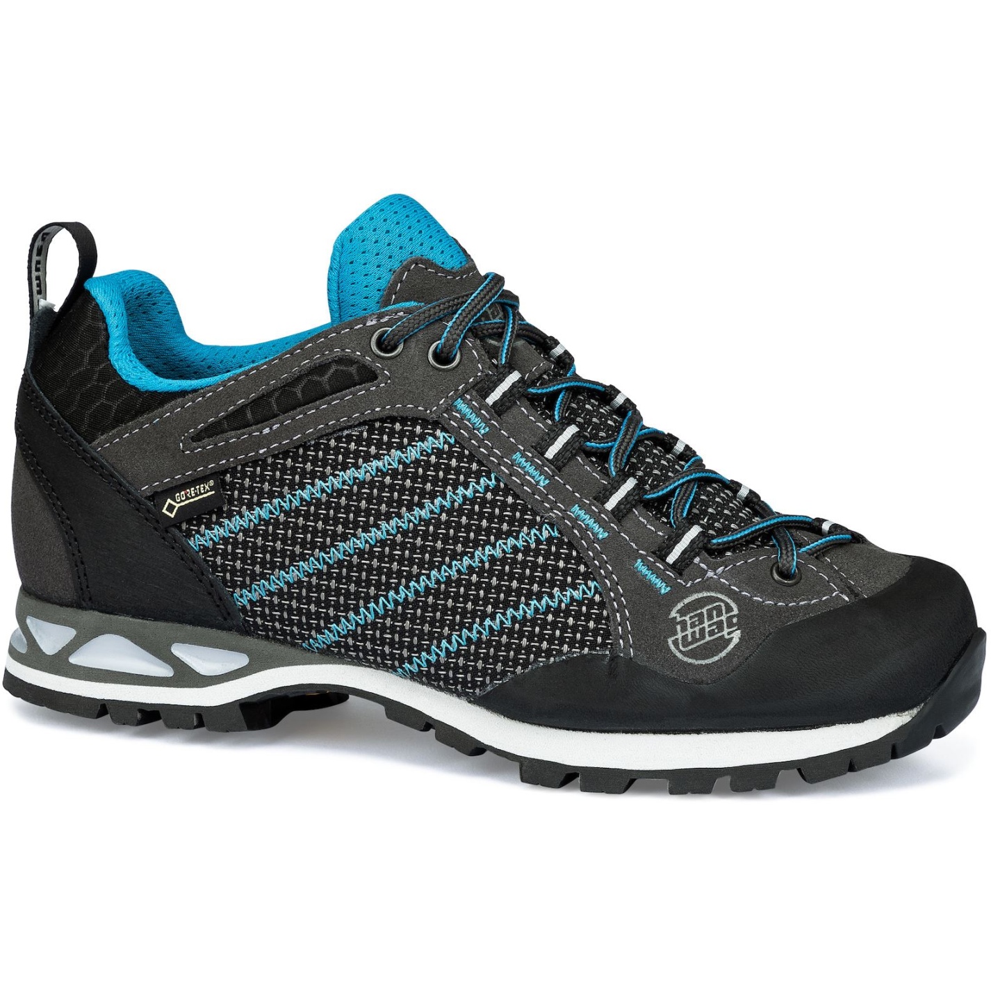 Picture of Hanwag Makra Low Lady GTX Approach Shoes - Asphalt/Ocean