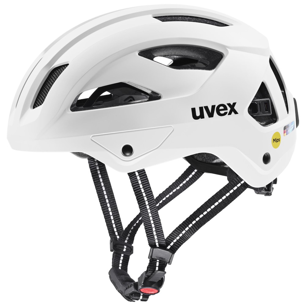 Produktbild von Uvex city stride MIPS Hiplok Helm - weiß matt