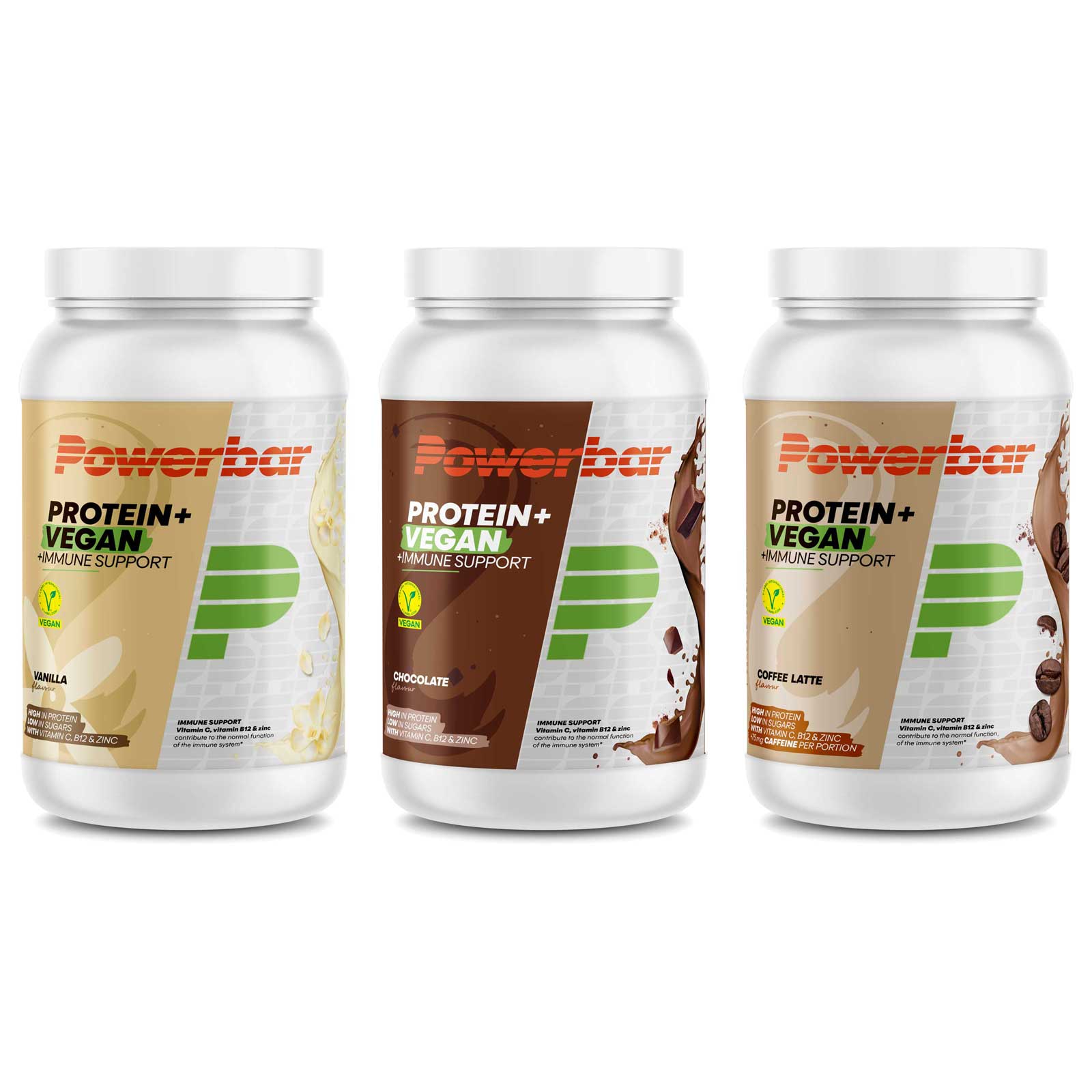 Productfoto van Powerbar Protein+ Vegan Immune Support - Eiwit-Drankpoeder - 570g