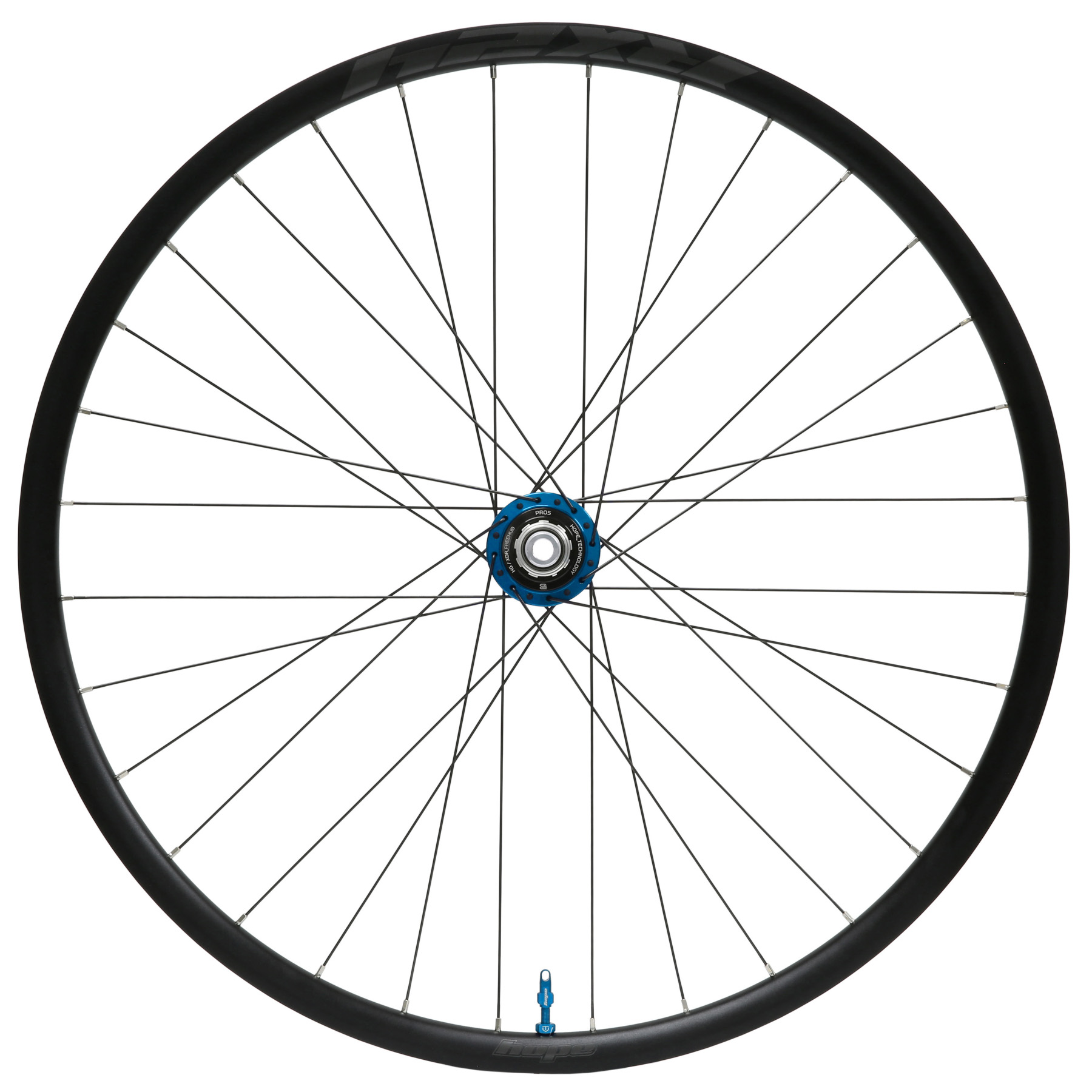 Produktbild von Hope RX24 - Pro 5 Hinterrad - 28&quot; | Clincher | 28-Loch | Centerlock - 12x142mm - XDR | blau