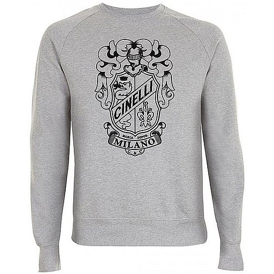 Picture of Cinelli Crest Grey Sweater - grey