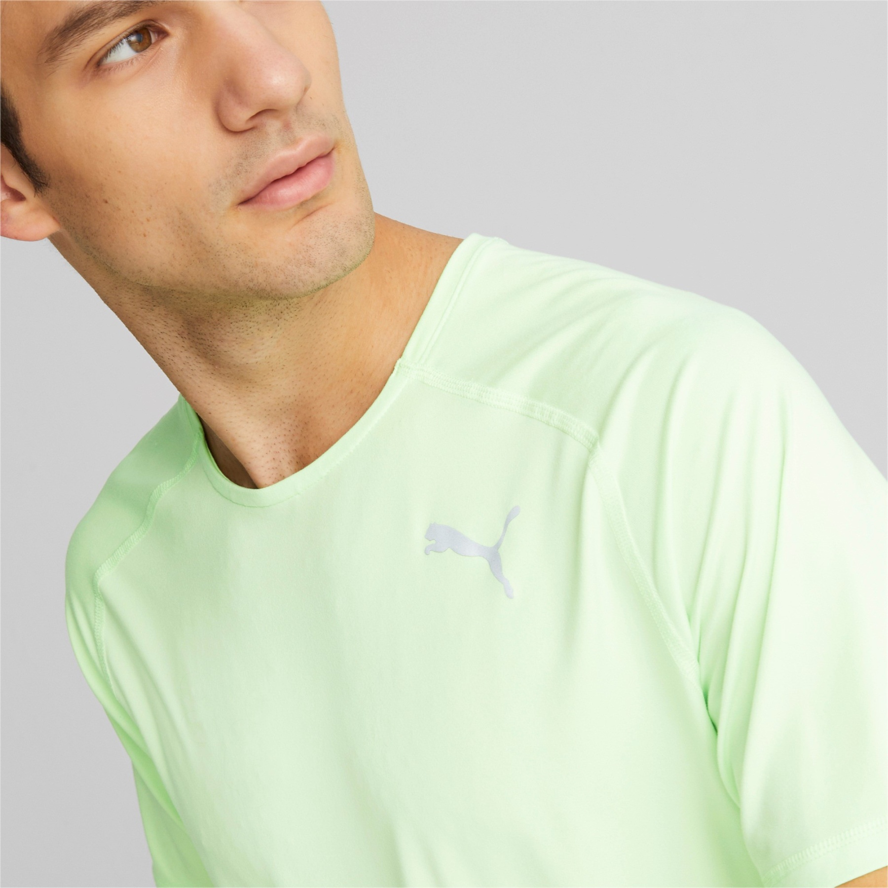 Puma Run Cloudspun T-Shirt Herren - Fizzy Lime | BIKE24 | T-Shirts