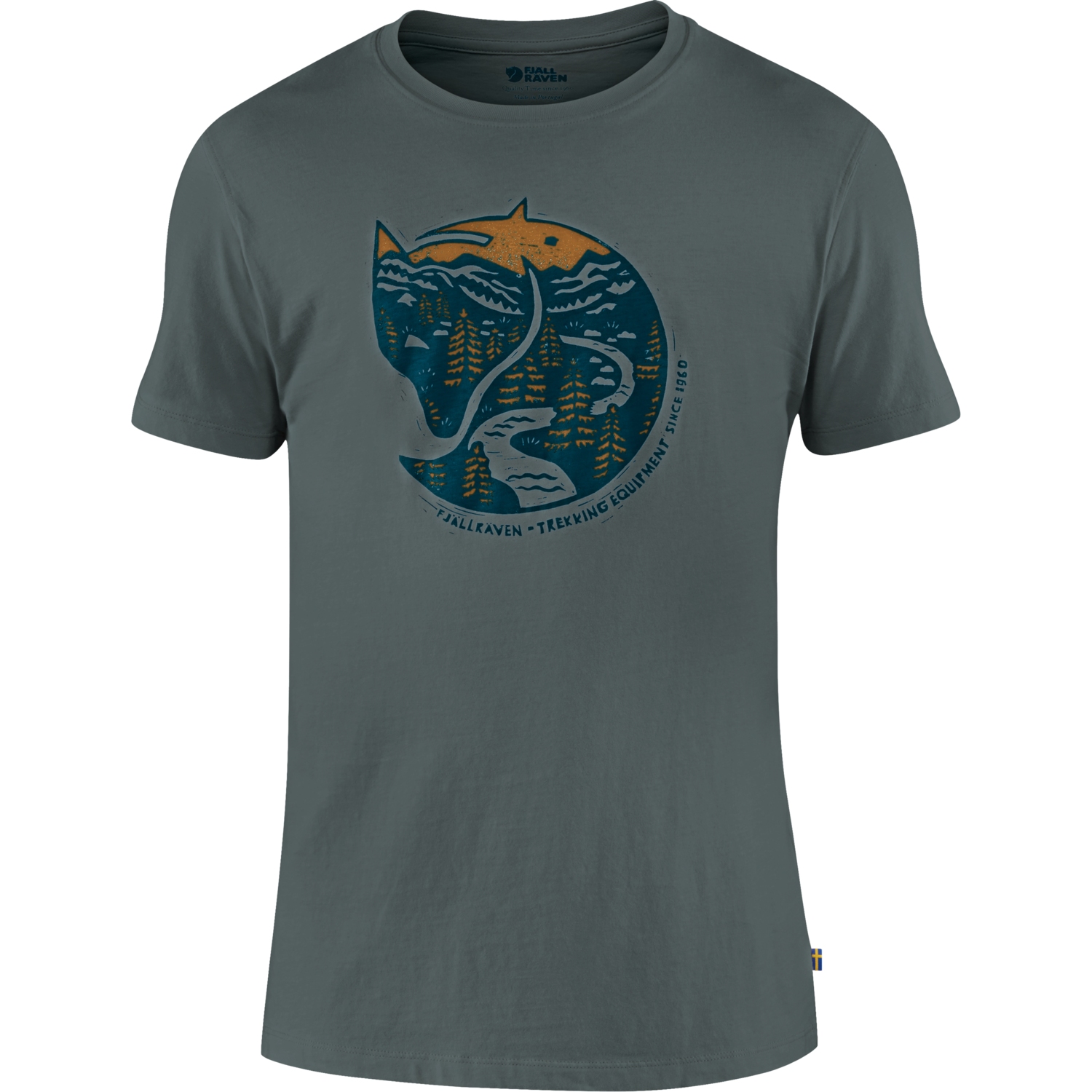 Picture of Fjällräven Arctic Fox T-Shirt Men - dusk