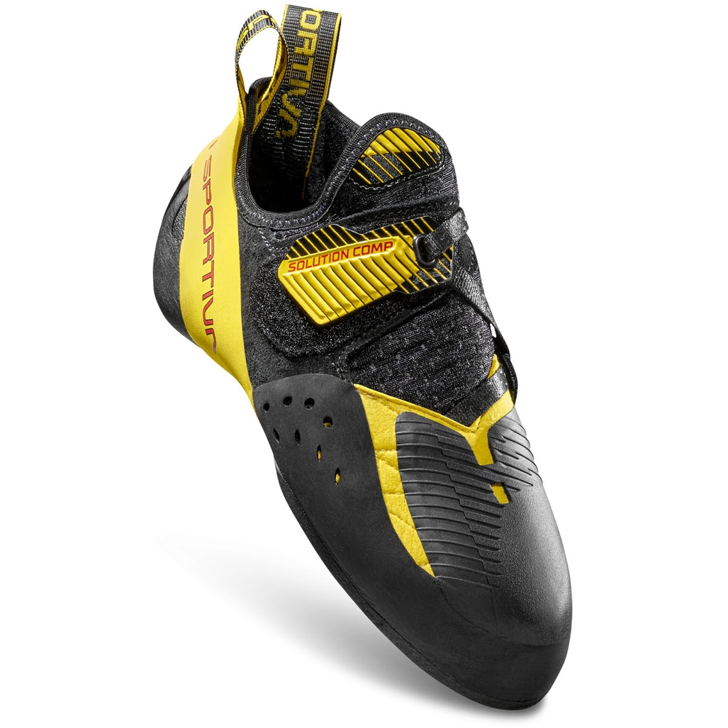 LA SPORTIVA - 【スポルティバ】ソリューションコンプ　EU38.5 La Sportiva Mens Solution Comp Rock Climbing Shoes, Black