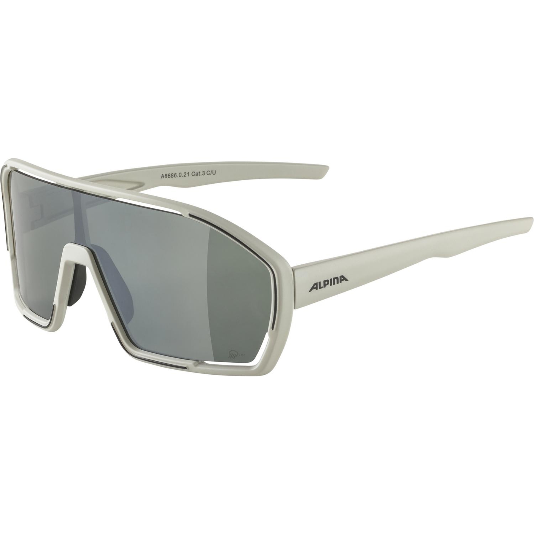 Image of Alpina Bonfire Q-Lite Glasses - cool-grey matt/Q-Lite Silver Mirror