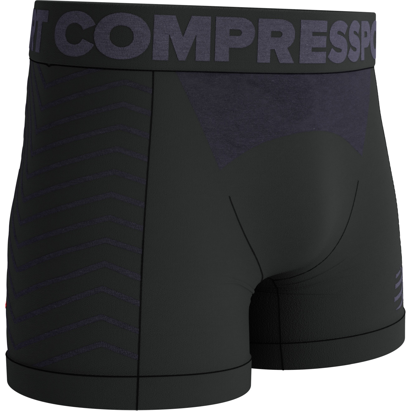 Produktbild von Compressport Seamless Boxershorts - schwarz/grau