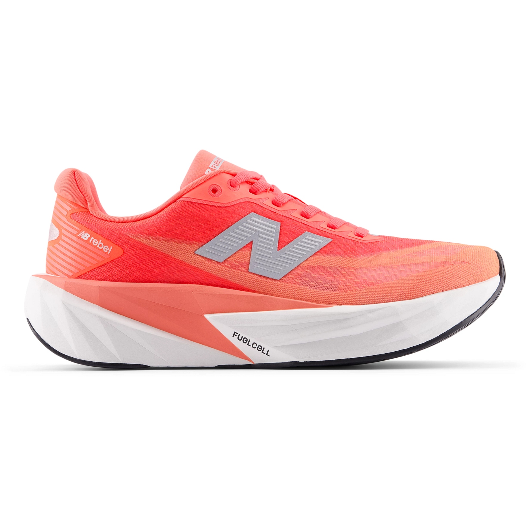 Produktbild von New Balance FuelCell Rebel v5 Laufschuhe Damen - Urgent Red