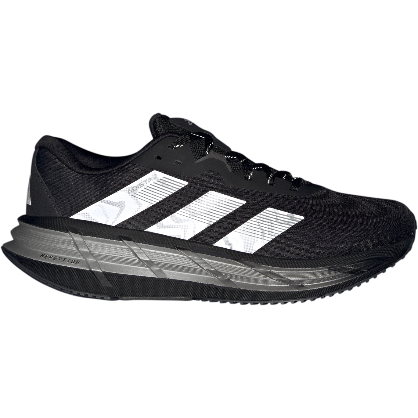 adidas Adistar 3 Laufschuhe Herren core black core black reflective silver ID6171