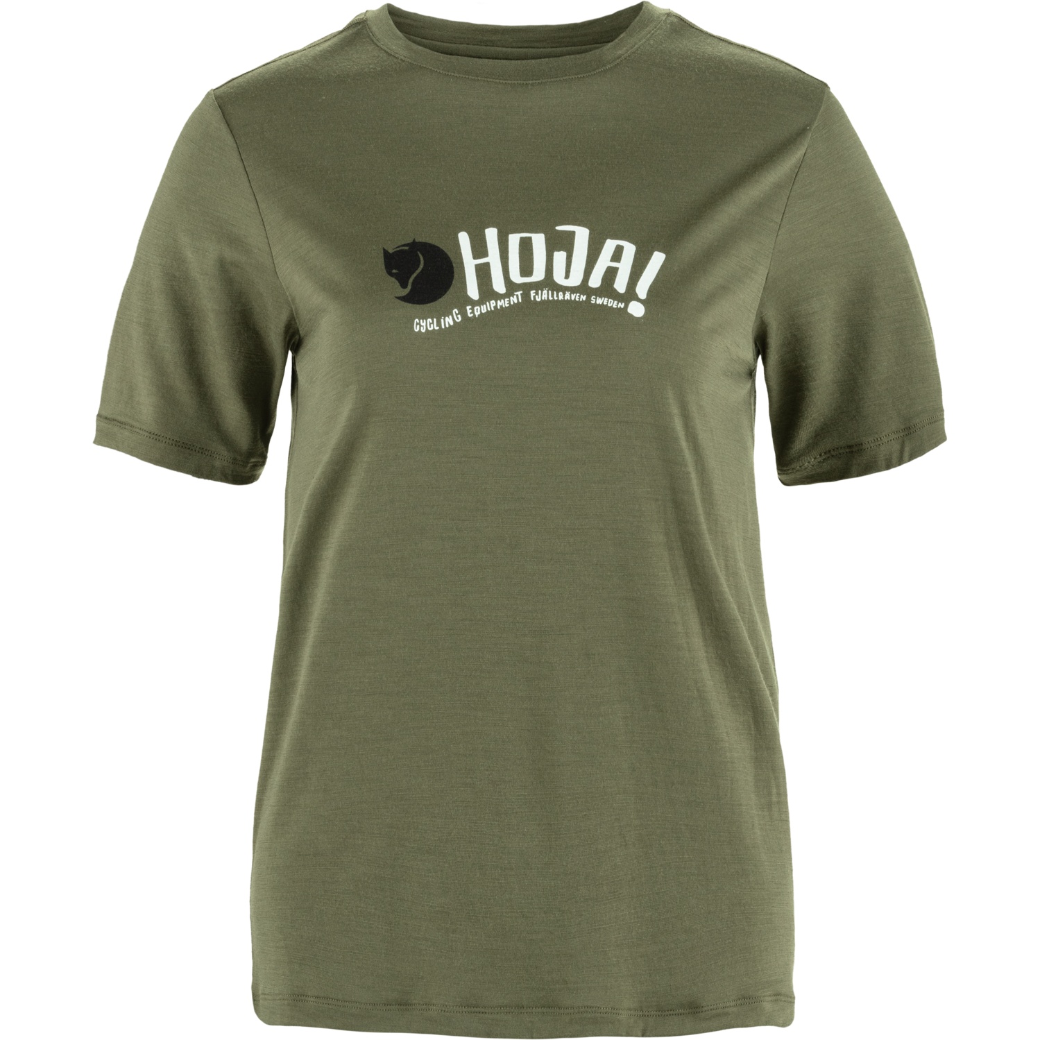 Produktbild von Fjällräven Hoja Wool T-Shirt Damen - laurel green
